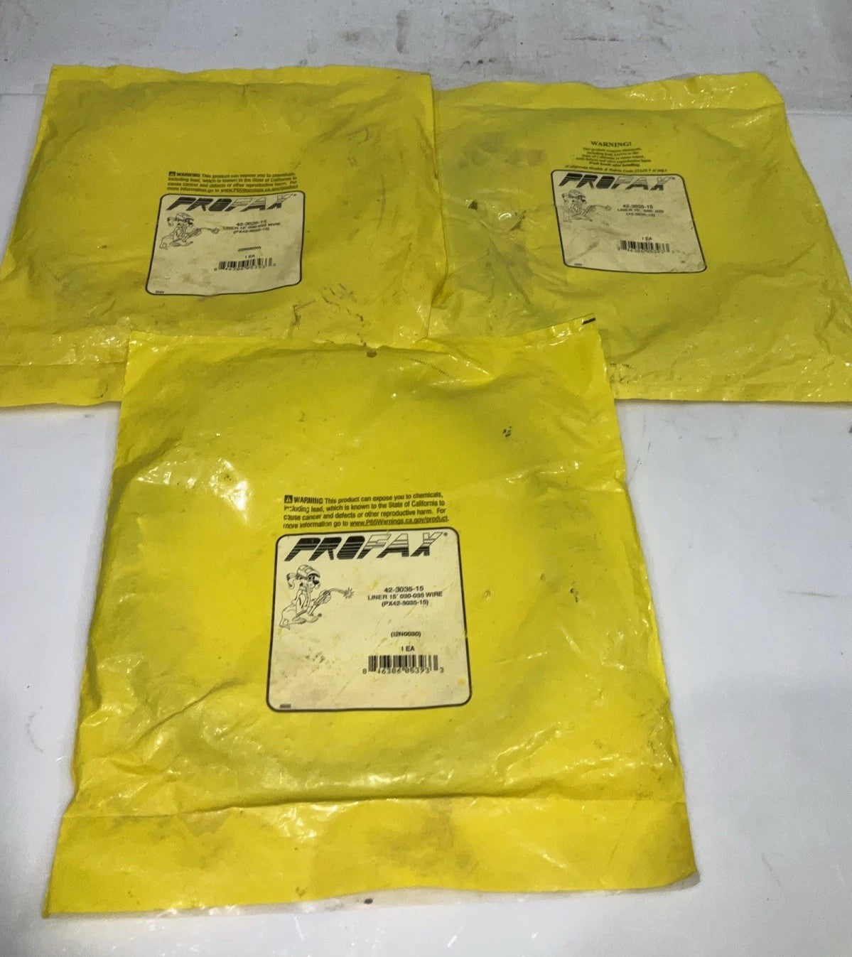 PROFAX  42-3035-15   LINER 15'030-035 WIRE  LOT OF 3  A9T