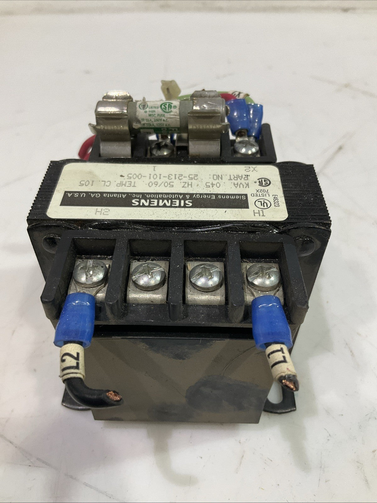 SIEMENS   25-213-101-005  CONTROL  POWER  TRANSFORMER  HZ50/60  F2M