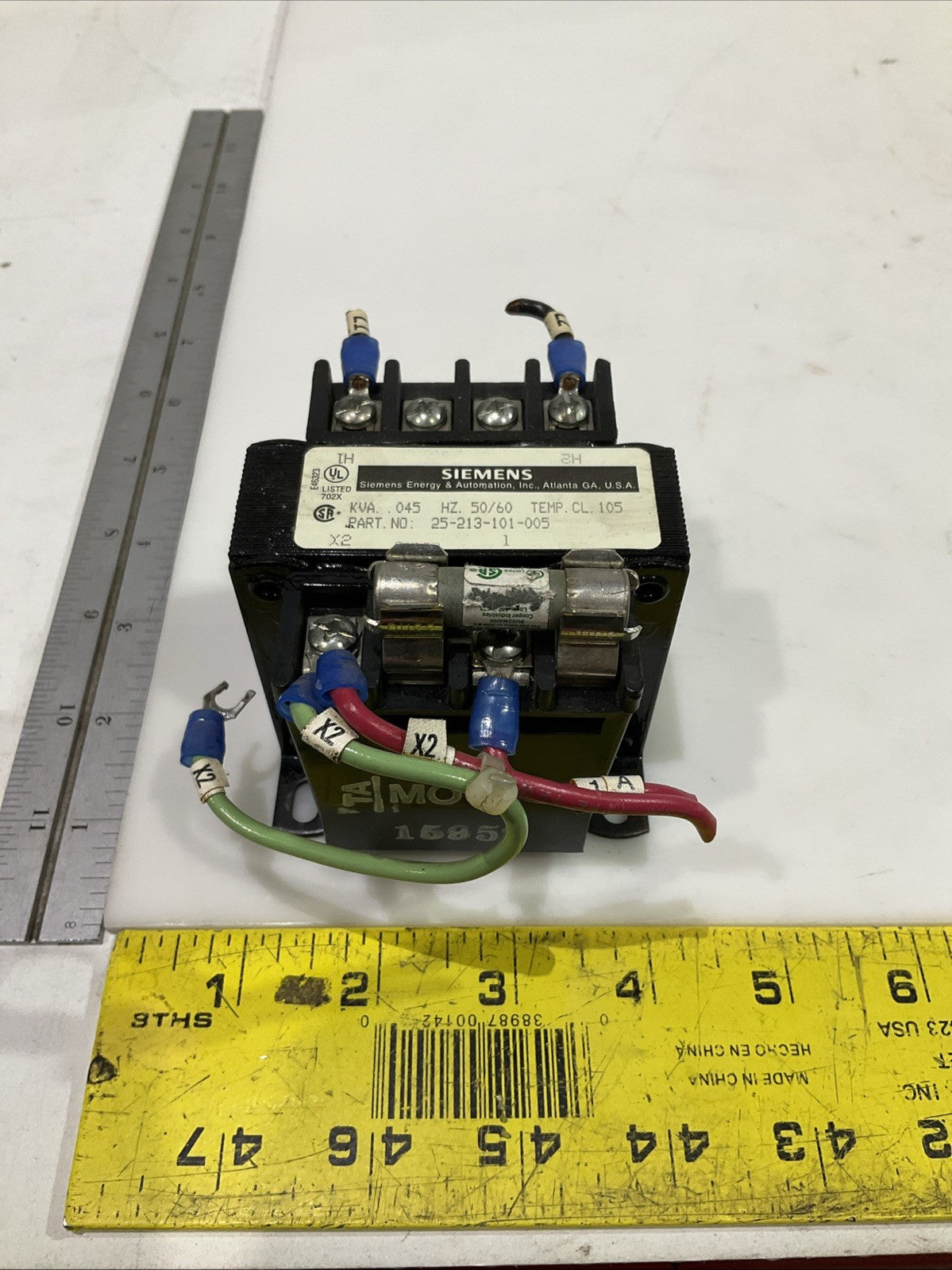 SIEMENS   25-213-101-005  CONTROL  POWER  TRANSFORMER  HZ50/60  F2M