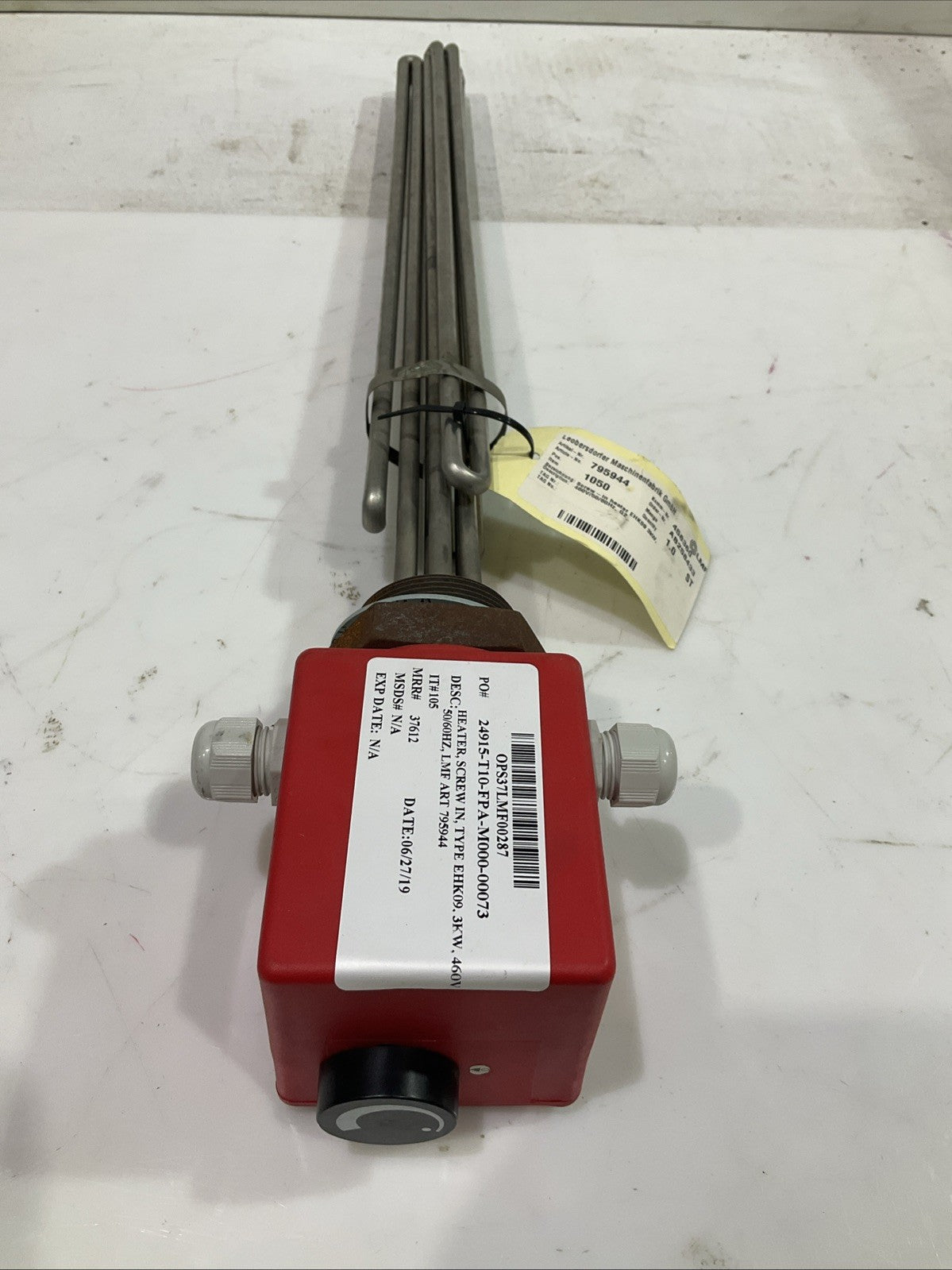 SCHNIEWINDT  3KW IMMERSION HEATER  SCREW IN TYPE  EHK09 50/60HZ  J8K