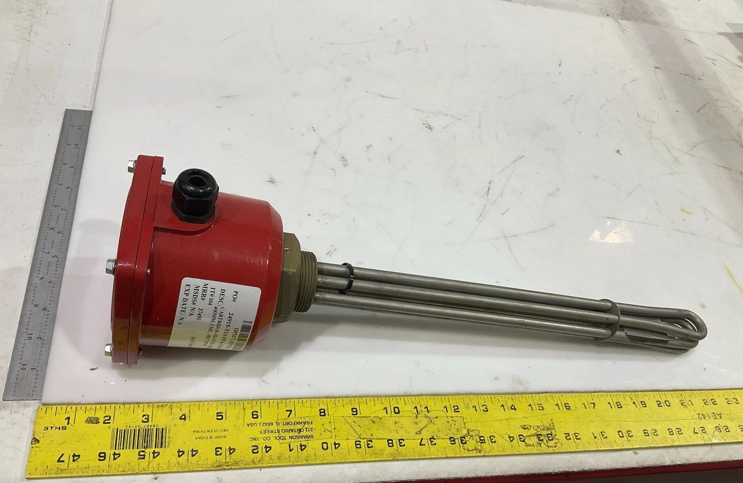 SCHNIEWINDT  ERCTB/40  CARTRIDGE-HEATER  G6/4M 1KM 400MM  IMMERSION RADIATOR J8K