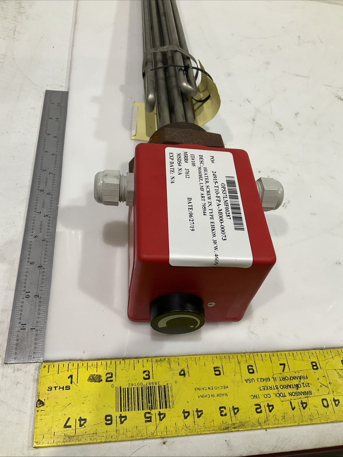 SCHNIEWINDT  3KW IMMERSION HEATER  SCREW IN TYPE  EHK09 50/60HZ  J8K