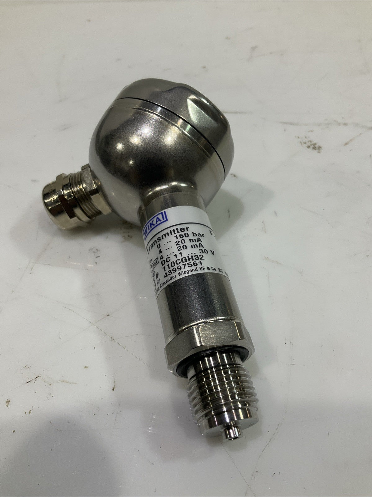 WIKA  43997561  110CGH32  DRUCK TRANSMITTER    J8K