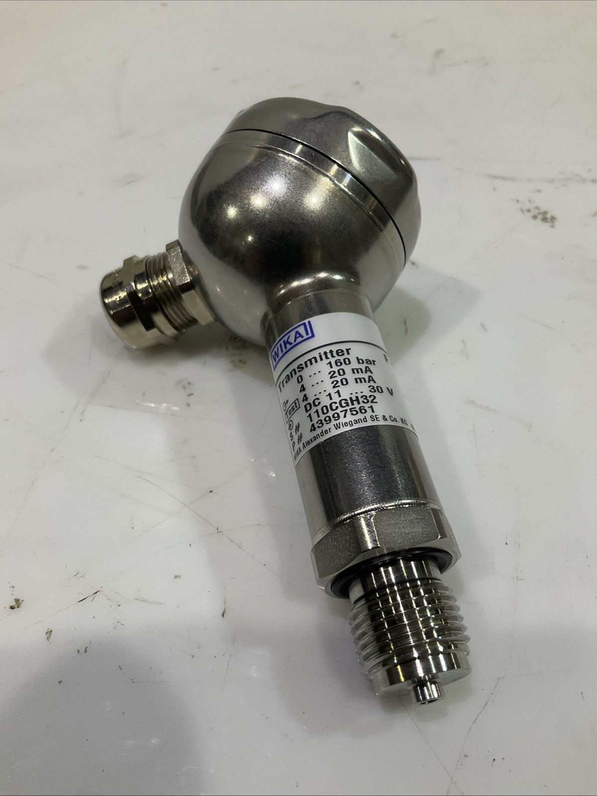 WIKA  43997561  110CGH32  DRUCK TRANSMITTER    J8K