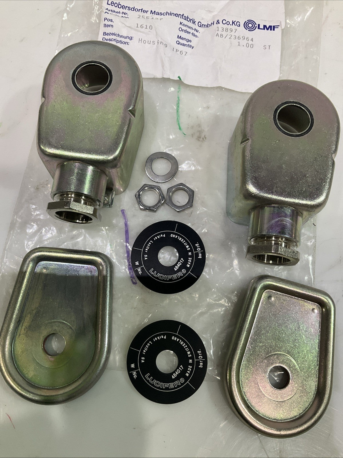 PARKER/LUCIFER   484017  SOLENOID COIL VALVE COVER  J8K