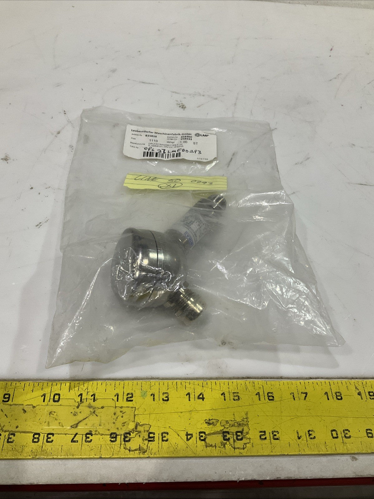WIKA  43997561  110CGH32  DRUCK TRANSMITTER    J8K