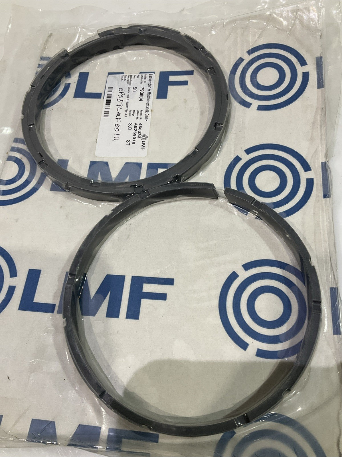 LMF  793004  GUIDE  RING  190X178X14.8  LOT  OF 3  J8K