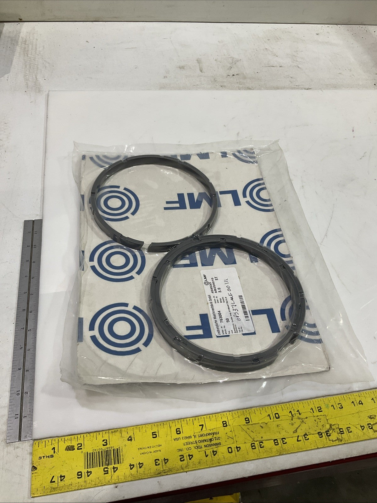 LMF  793004  GUIDE  RING  190X178X14.8  LOT  OF 3  J8K