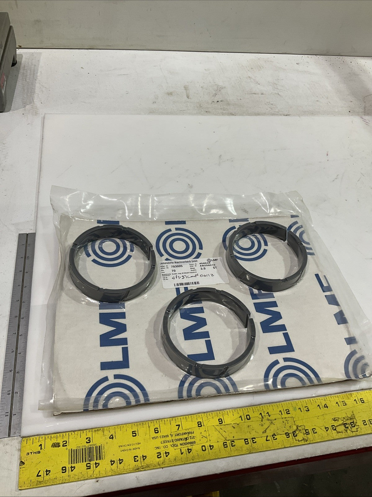 LMF  793005  GUIDE RING  122X110X24.6  LOT OF  3  J8K