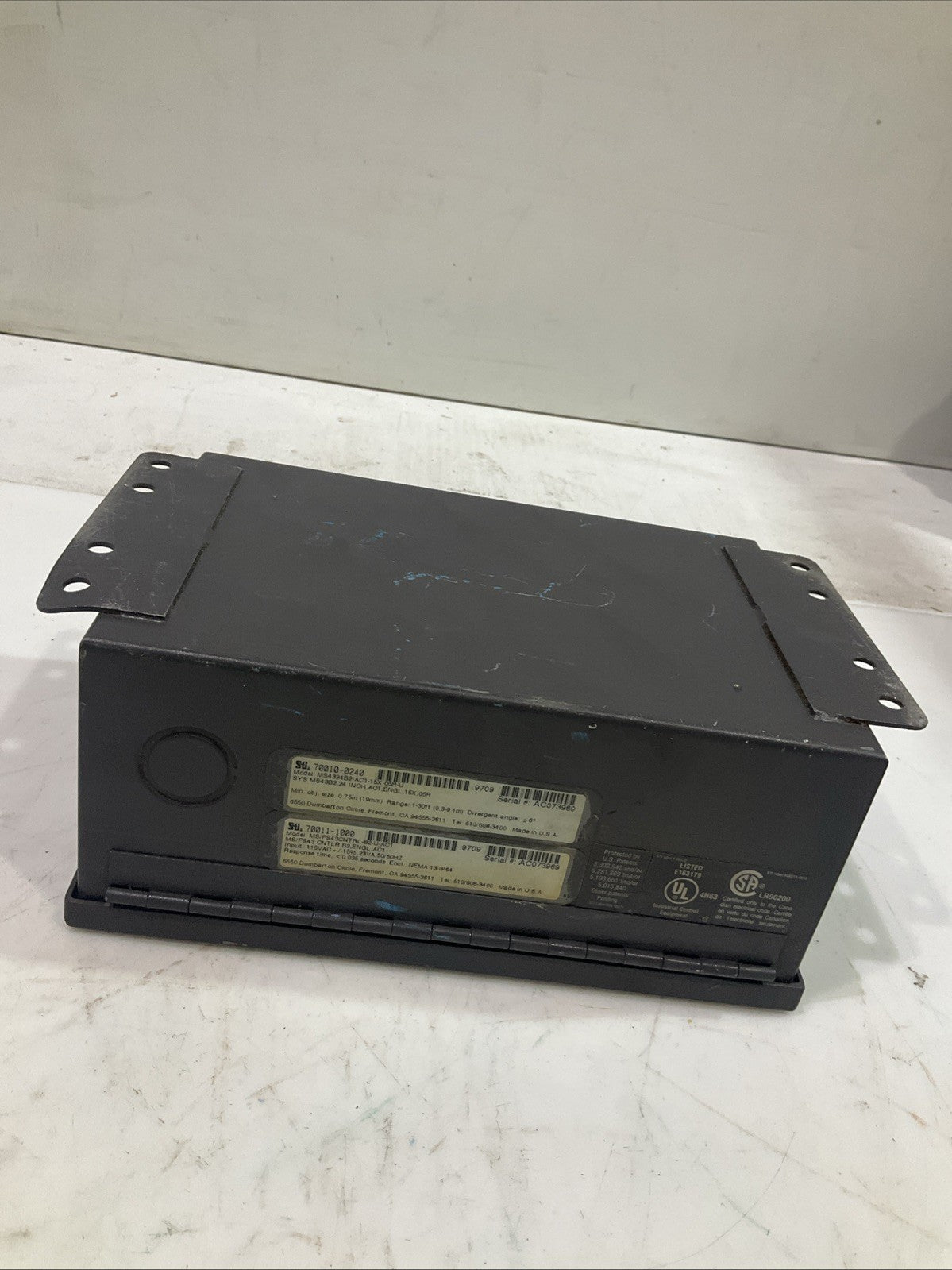 STI  MS432B2-AC1-15X-05R-U LIGHT CURTAIN CONTROLLER CIRCUIT BOARD BOX 115VAC Y2M