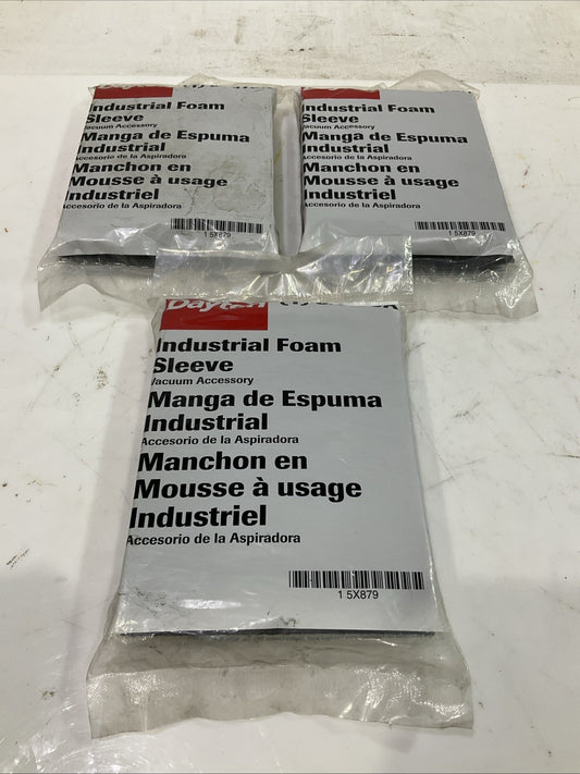 DAYTON  1 5X879A  INdUSTRIAL FOAM  SLEEVE LOT OF 3  Y2M
