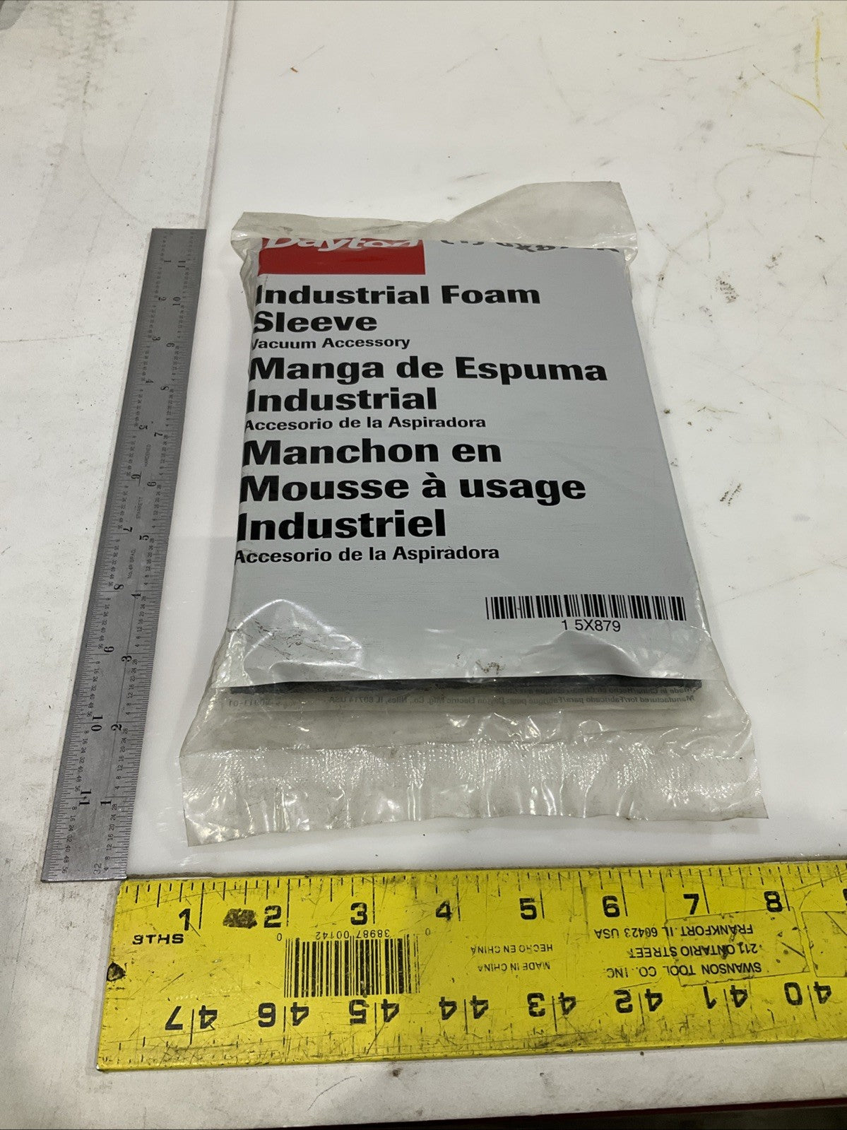DAYTON  1 5X879A  INdUSTRIAL FOAM  SLEEVE LOT OF 3  Y2M