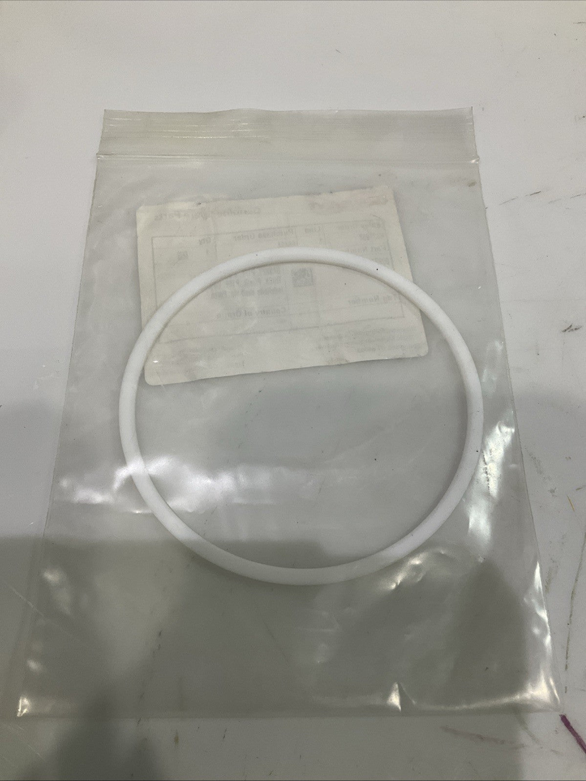 FLOWSERVE  001793.925.000  GASKET  PTFE  4.62X4.25 0.15 THICK PLASTIC  QTY 2 Y2M