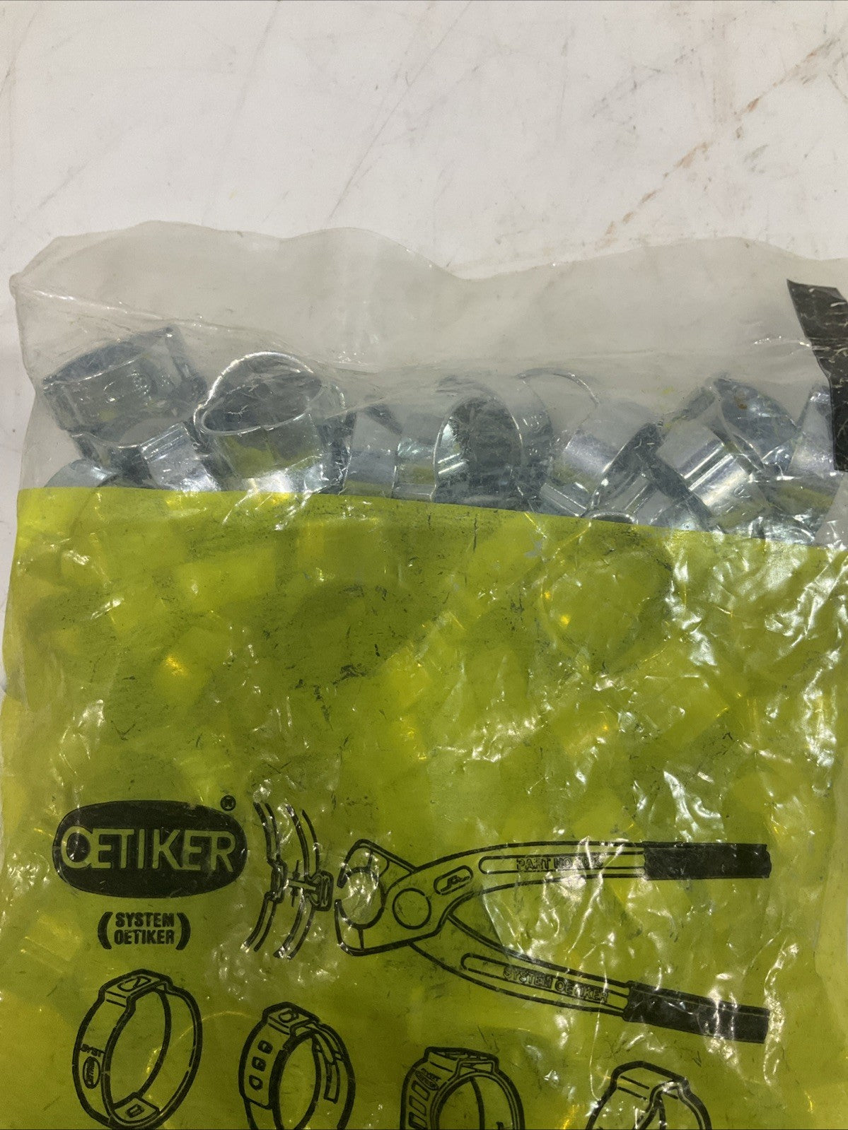 OETIKER  10100027 STAINLESS STEEL CRIMP SINGLE  EAR CLAMP  3/4 QTY100  Y2M