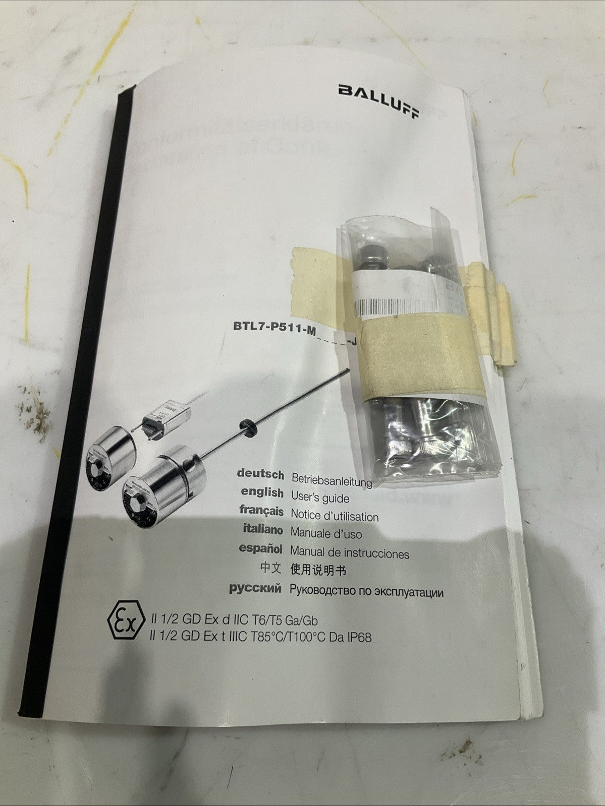 BALLUFF  BTL7-P511-M0661-J-DEXC-TA12  MICROPULSE  LINEAR POSITION  SENSOR  J8K