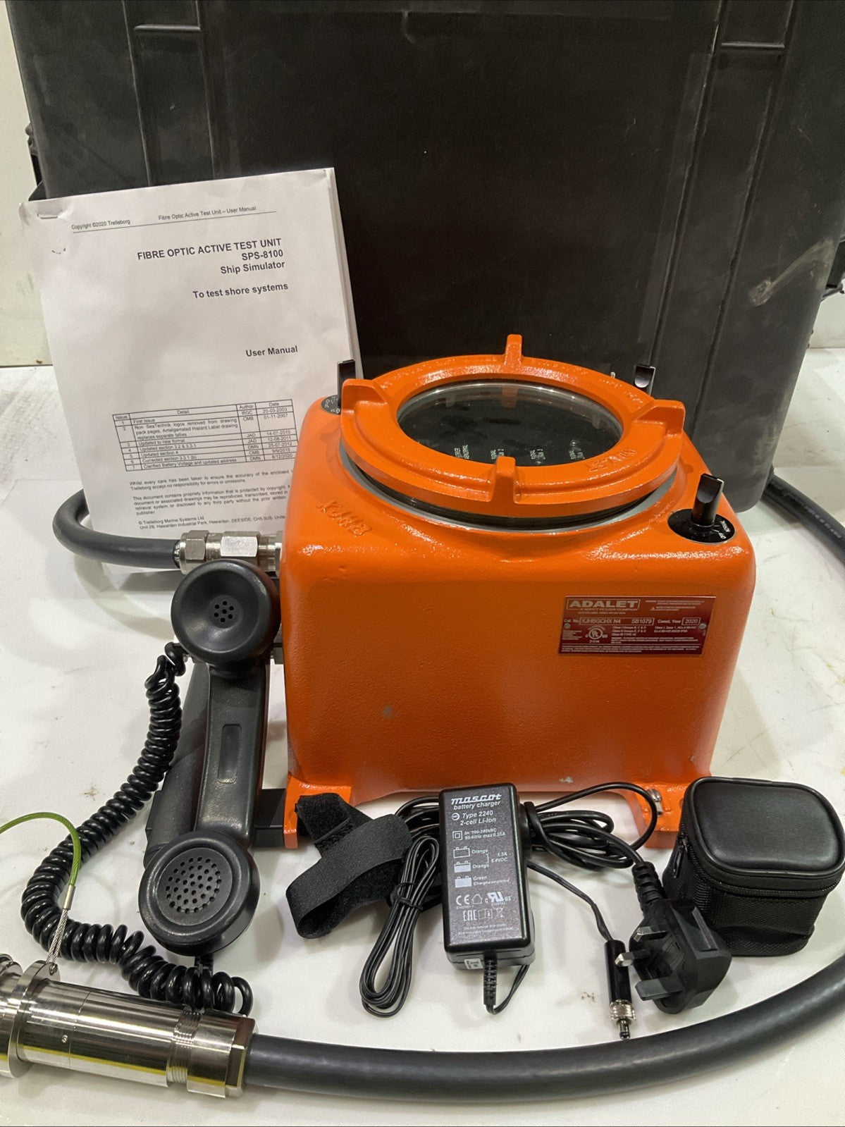 ADALET  XJHBGCHXN4 SB1070 FIBER OPTIC ACTIVE TEST UNIT  SPS-8100  SIMULATOR J8K