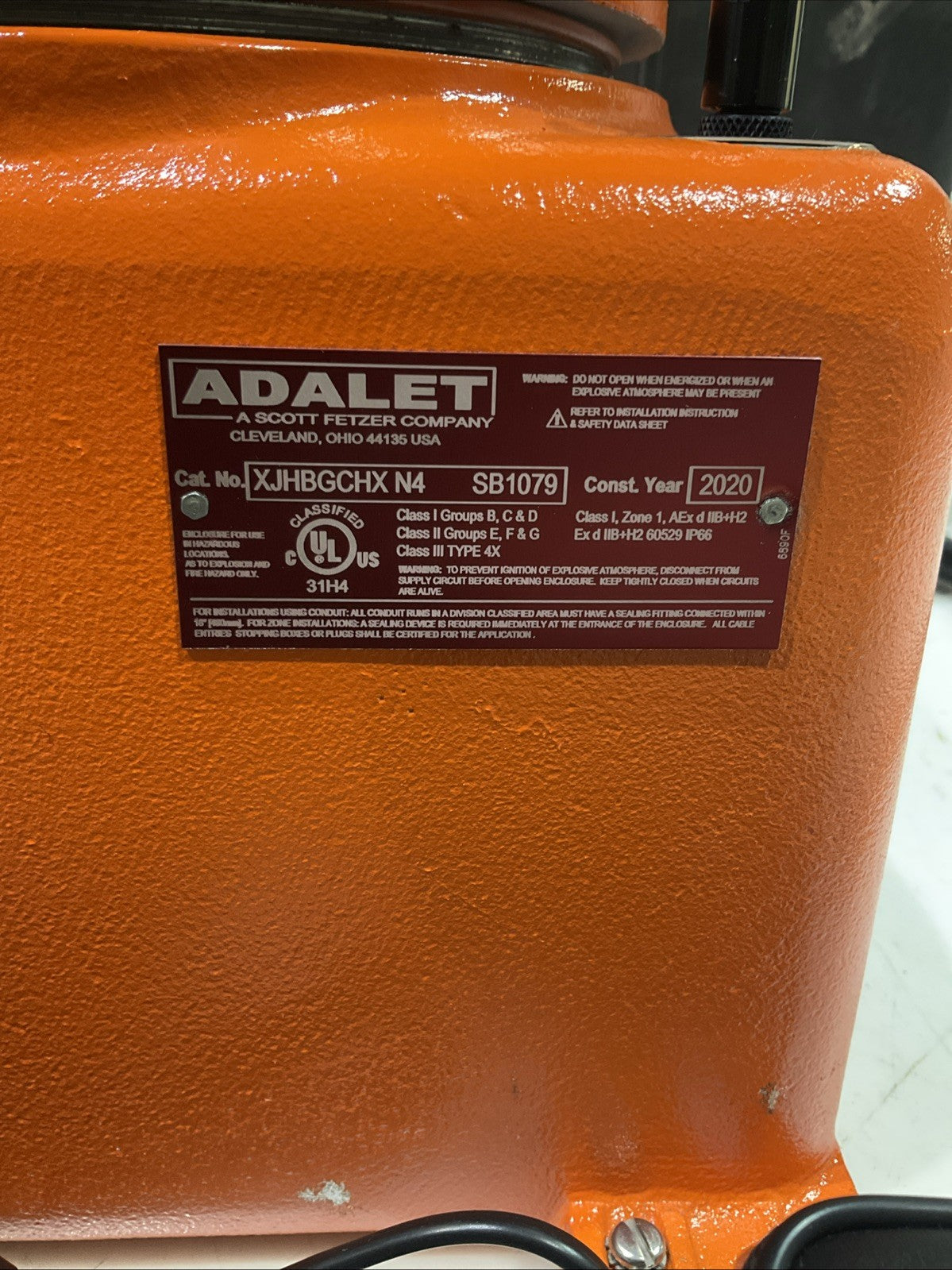 ADALET  XJHBGCHXN4 SB1070 FIBER OPTIC ACTIVE TEST UNIT  SPS-8100  SIMULATOR J8K