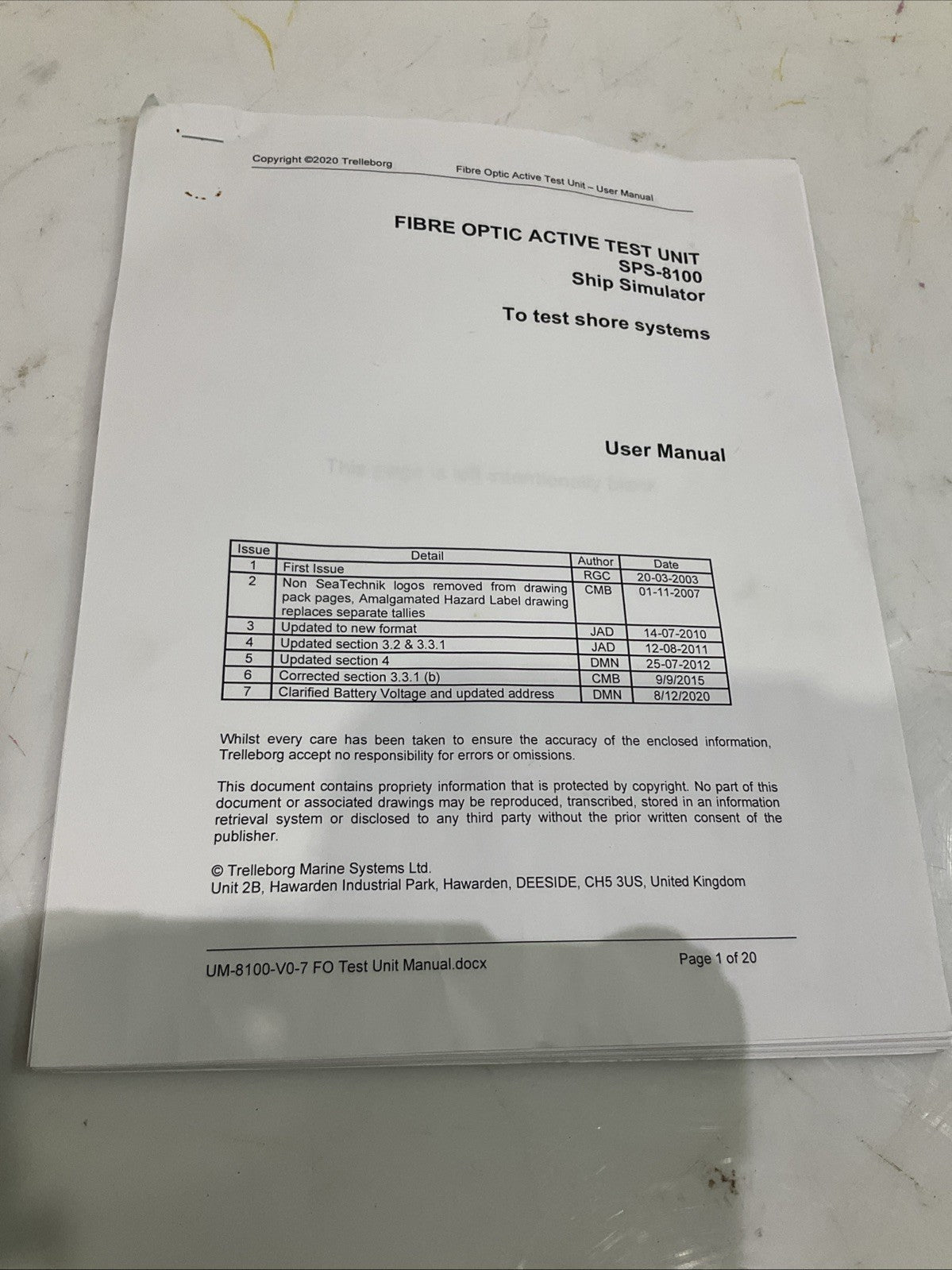ADALET  XJHBGCHXN4 SB1070 FIBER OPTIC ACTIVE TEST UNIT  SPS-8100  SIMULATOR J8K