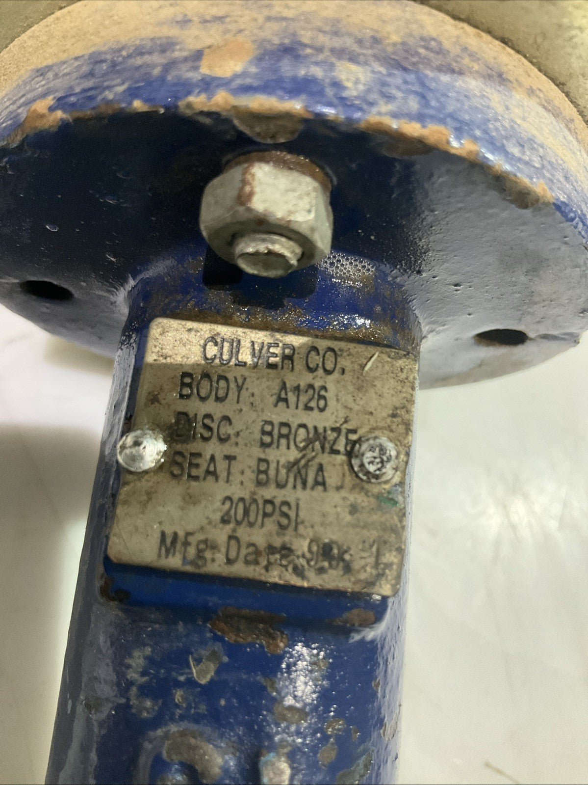 CULVERT  INC  A126  BUTTERFLY  GATES  VALVE  V2M