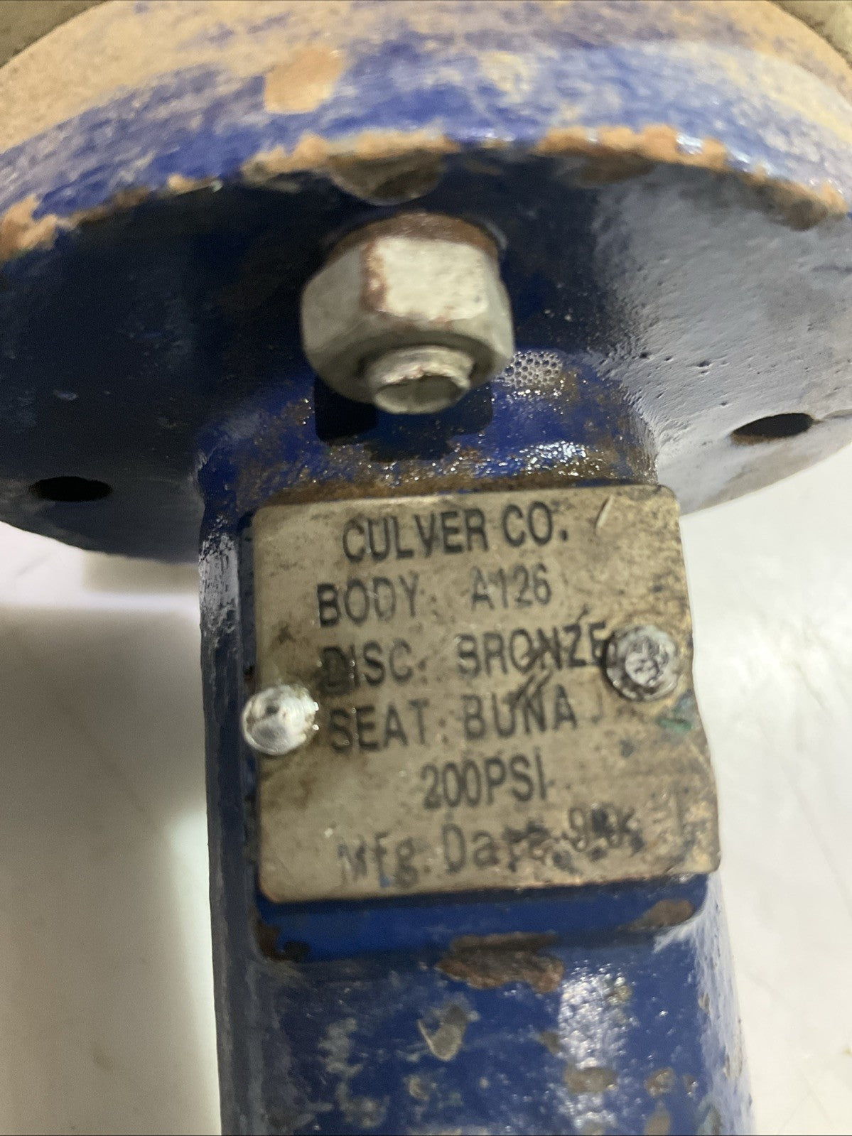 CULVERT  INC  A126  BUTTERFLY  GATES  VALVE  V2M