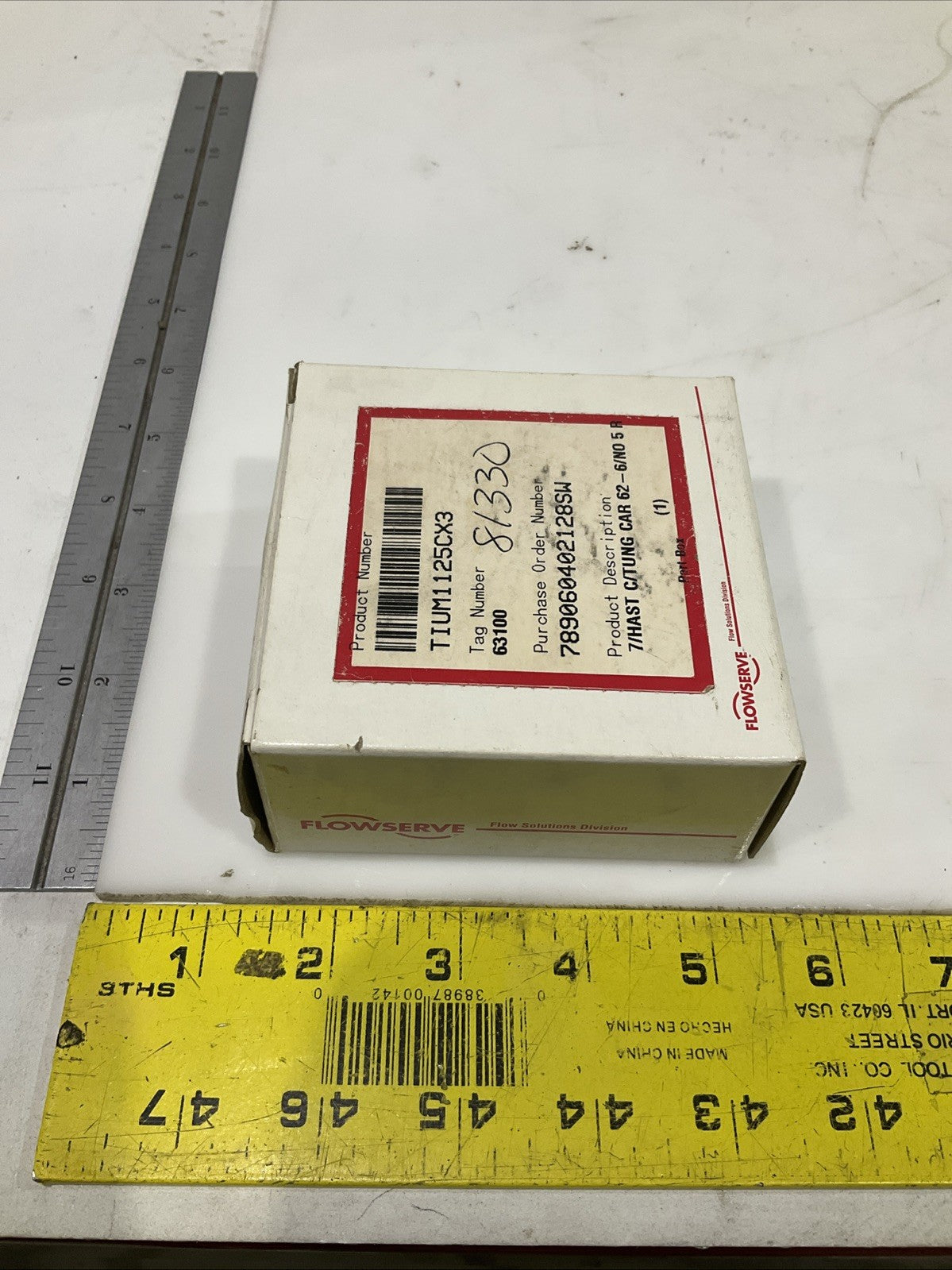 FLOWSERVE  TIUM1125CX3   TUNGSTEN  CARBIDE 7/HAST  C/TUNG CAR 62-/NO  R5T