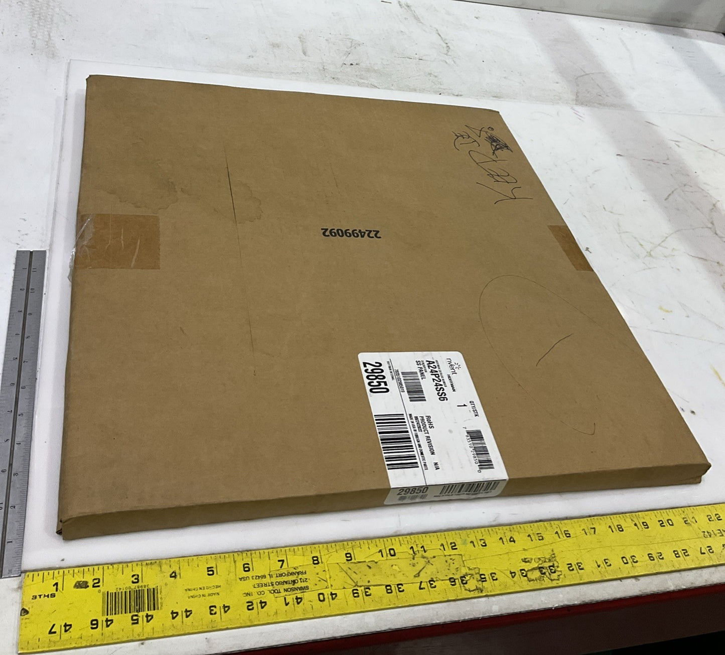 NVENT-HOFFMAN  A24P24SS6 24X24 SSMETAL  STAINLESS STEEL PANELS  Q9W