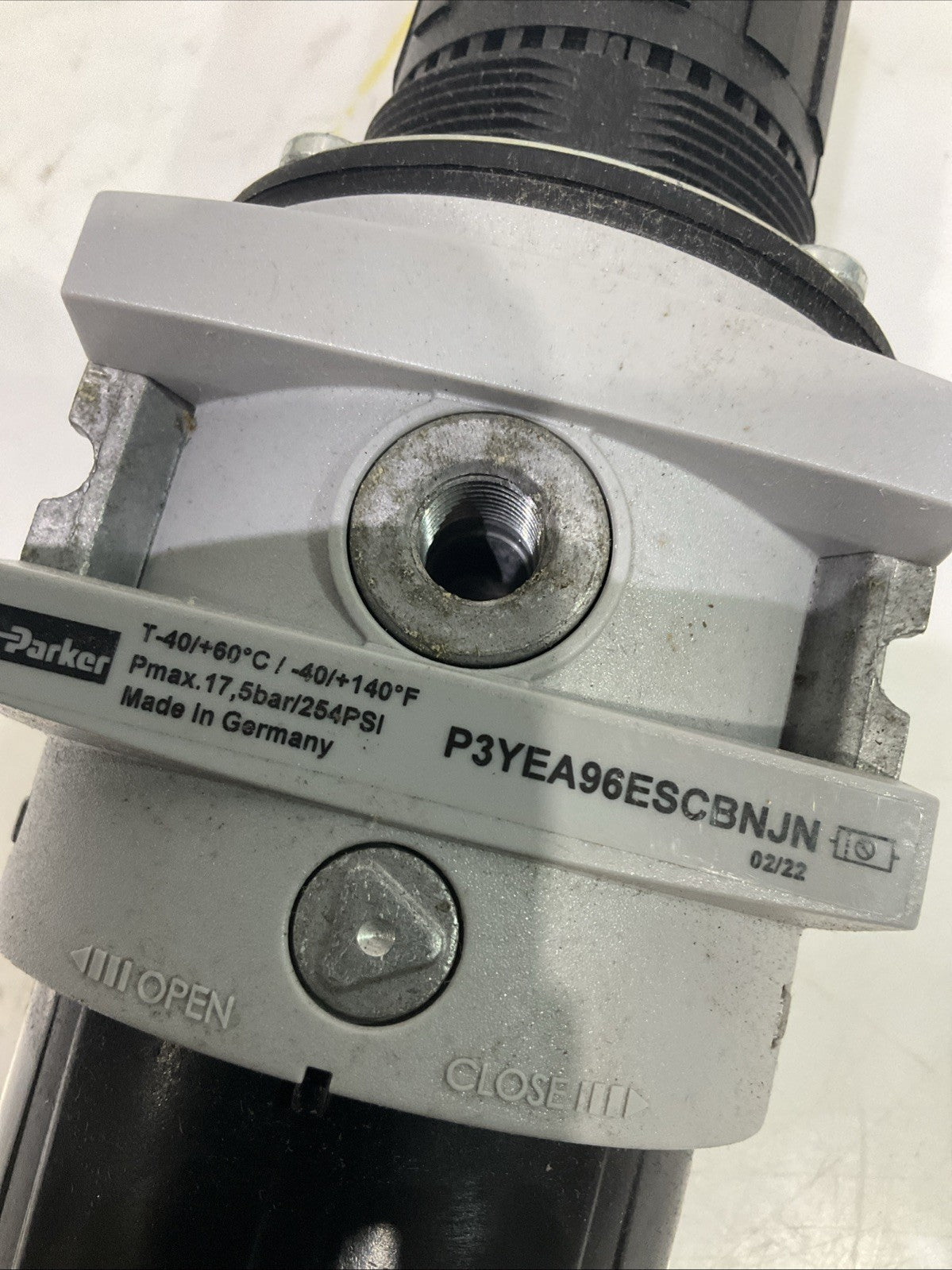 PARKER  P3YEA96ESCBNJN  REGULATOR PNEUMATIC FILTER  WATTS  Q9W