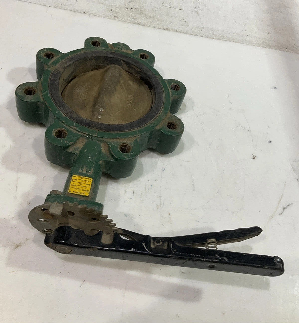VELAN CENTERLINE 63 C954  CI BODY  200PSI 6" BUTTERFLY VALVE   V2M