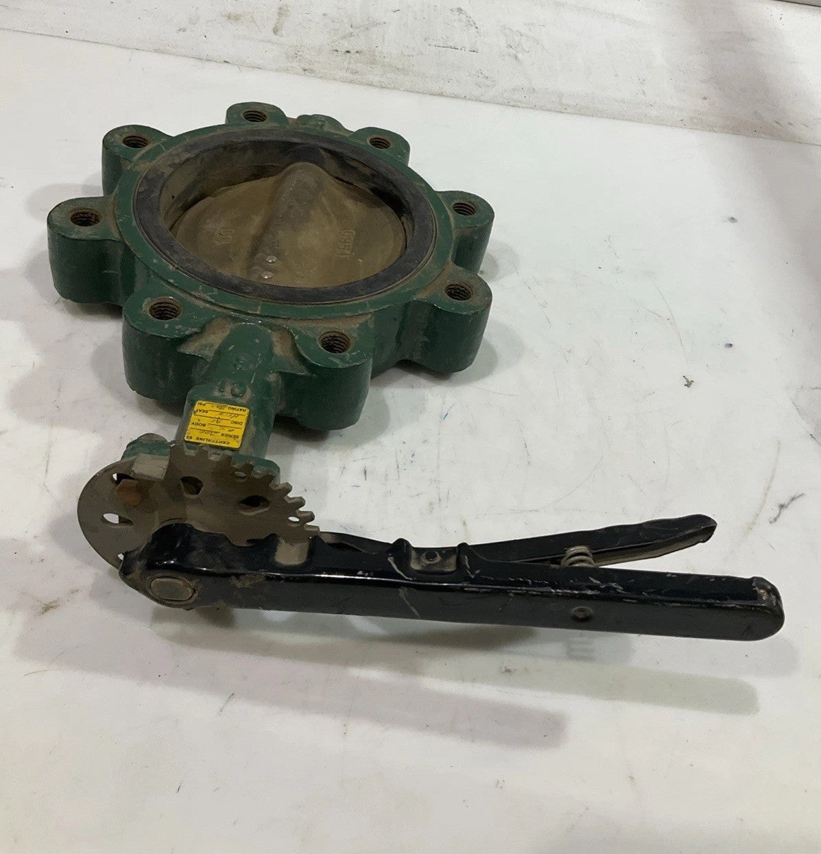 VELAN CENTERLINE 63 C954  CI BODY  200PSI 6" BUTTERFLY VALVE   V2M