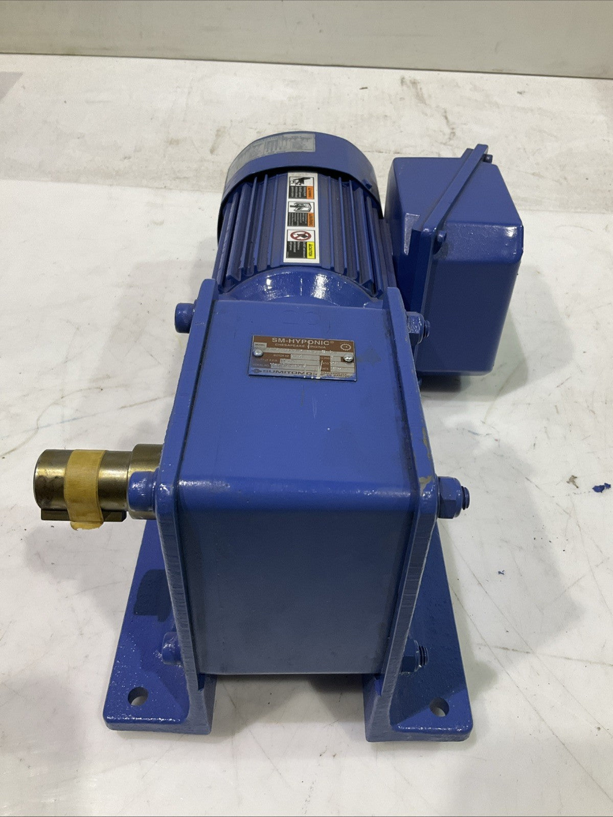 SUMITOMO SM-HYPONIC 1/4HP TC-FXFB-02A  3PH INDUCTION MOTOR  460V 1730RPM  R5T