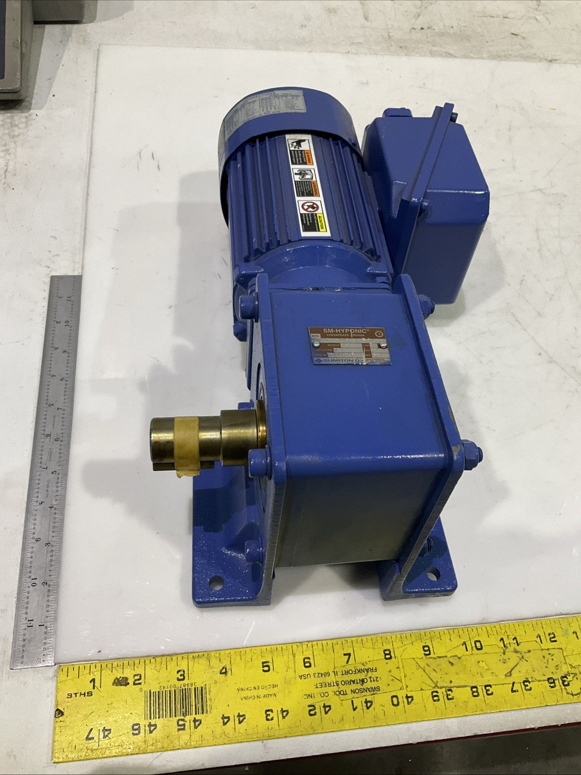 SUMITOMO SM-HYPONIC 1/4HP TC-FXFB-02A  3PH INDUCTION MOTOR  460V 1730RPM  R5T