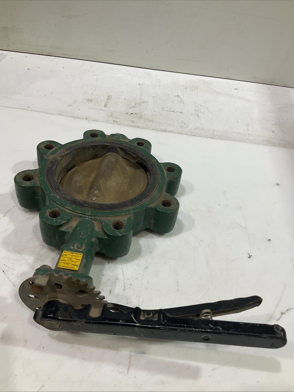 VELAN CENTERLINE 63 C954  CI BODY  200PSI 6" BUTTERFLY VALVE   V2M
