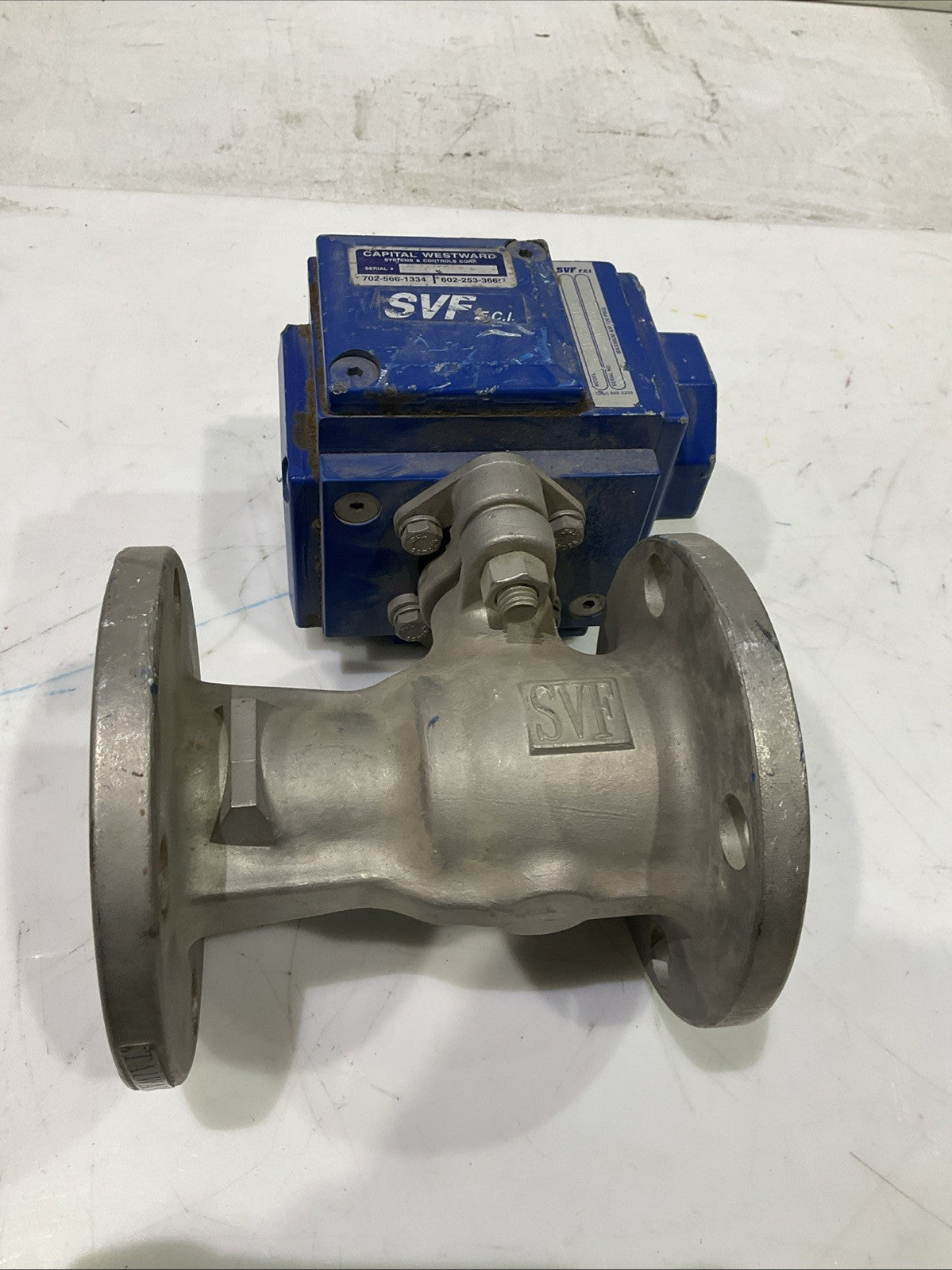 SVF  2" 216666RT150 CF8M 150# 316 S/S FLOW CONTROL BALL VALVE  V2M