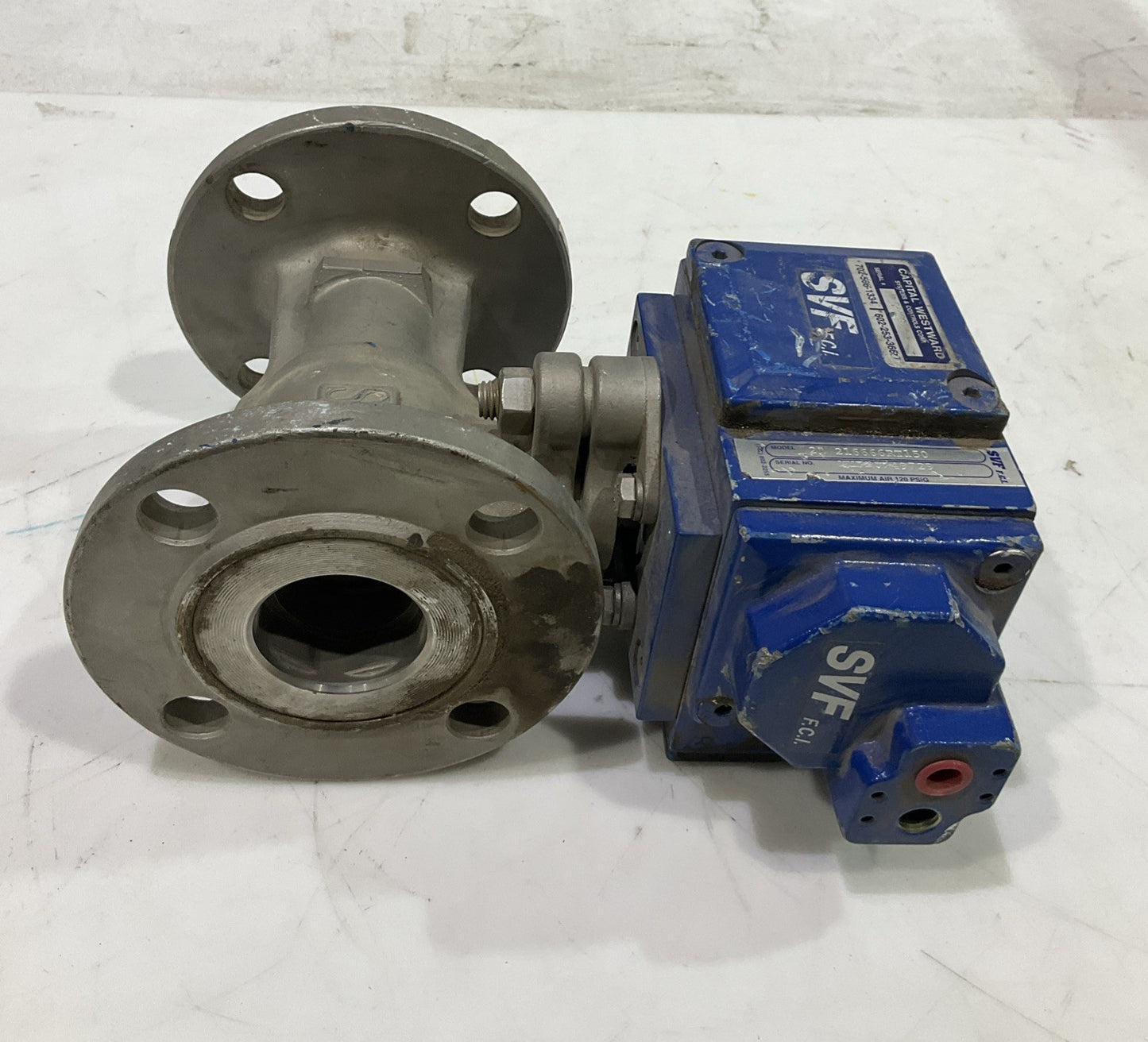 SVF  2" 216666RT150 CF8M 150# 316 S/S FLOW CONTROL BALL VALVE  V2M