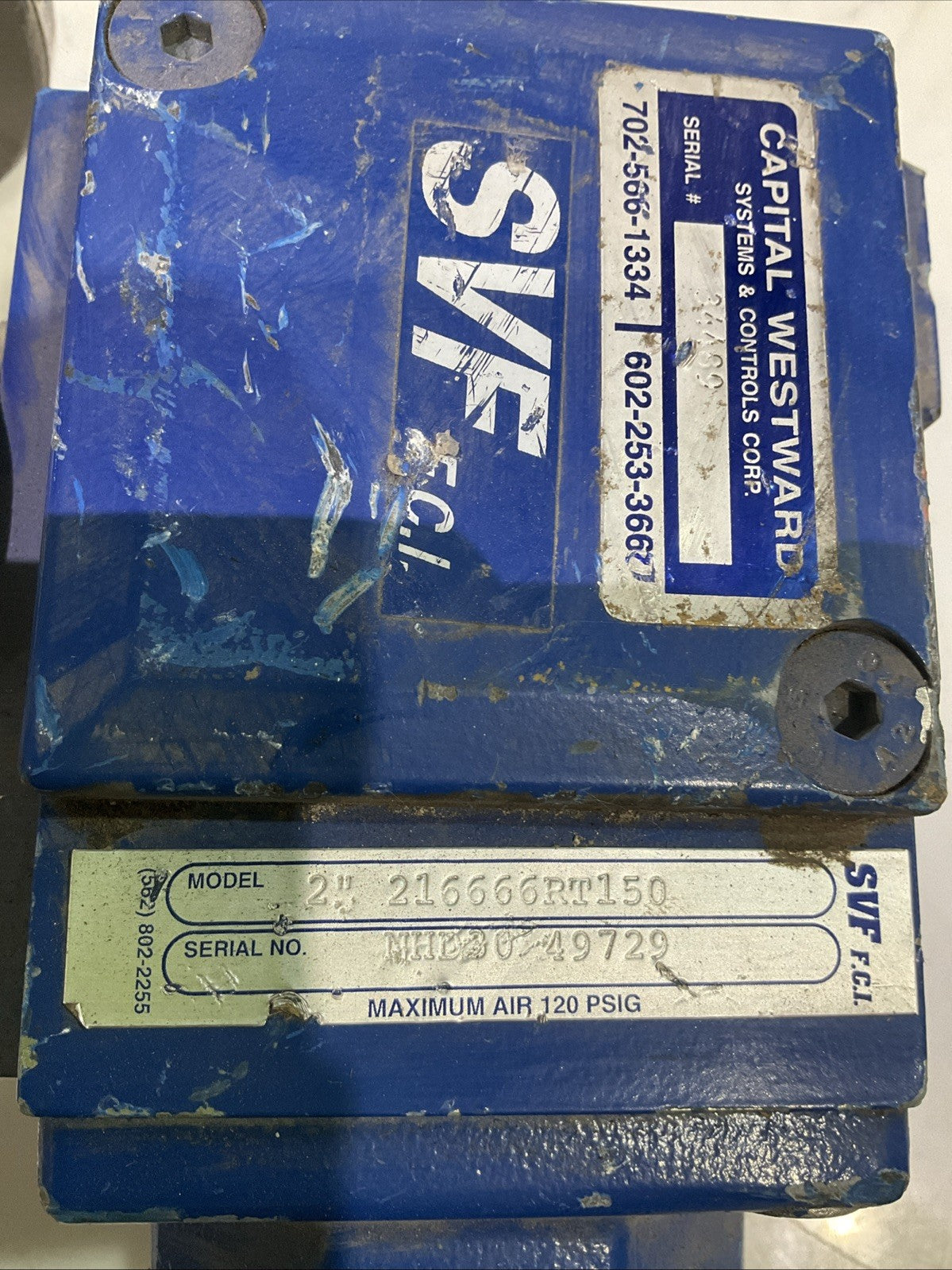 SVF  2" 216666RT150 CF8M 150# 316 S/S FLOW CONTROL BALL VALVE  V2M