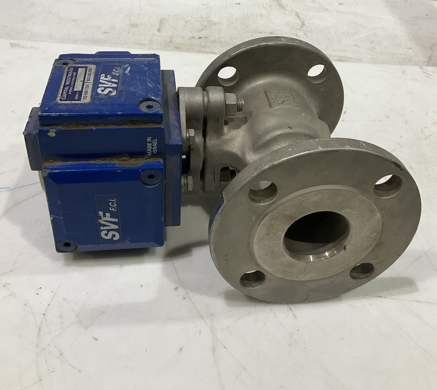 SVF  2" 216666RT150 CF8M 150# 316 S/S FLOW CONTROL BALL VALVE  V2M