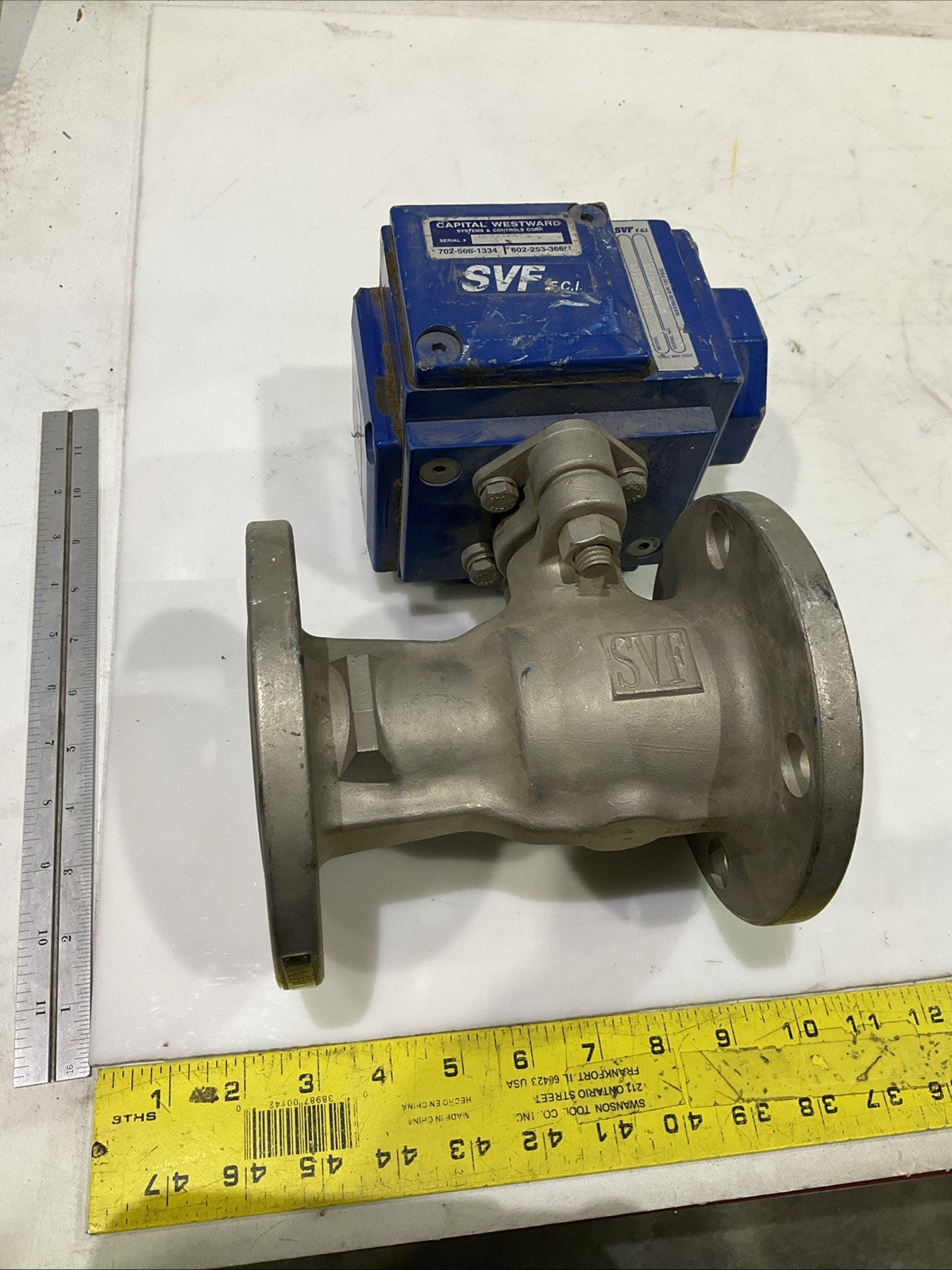 SVF  2" 216666RT150 CF8M 150# 316 S/S FLOW CONTROL BALL VALVE  V2M