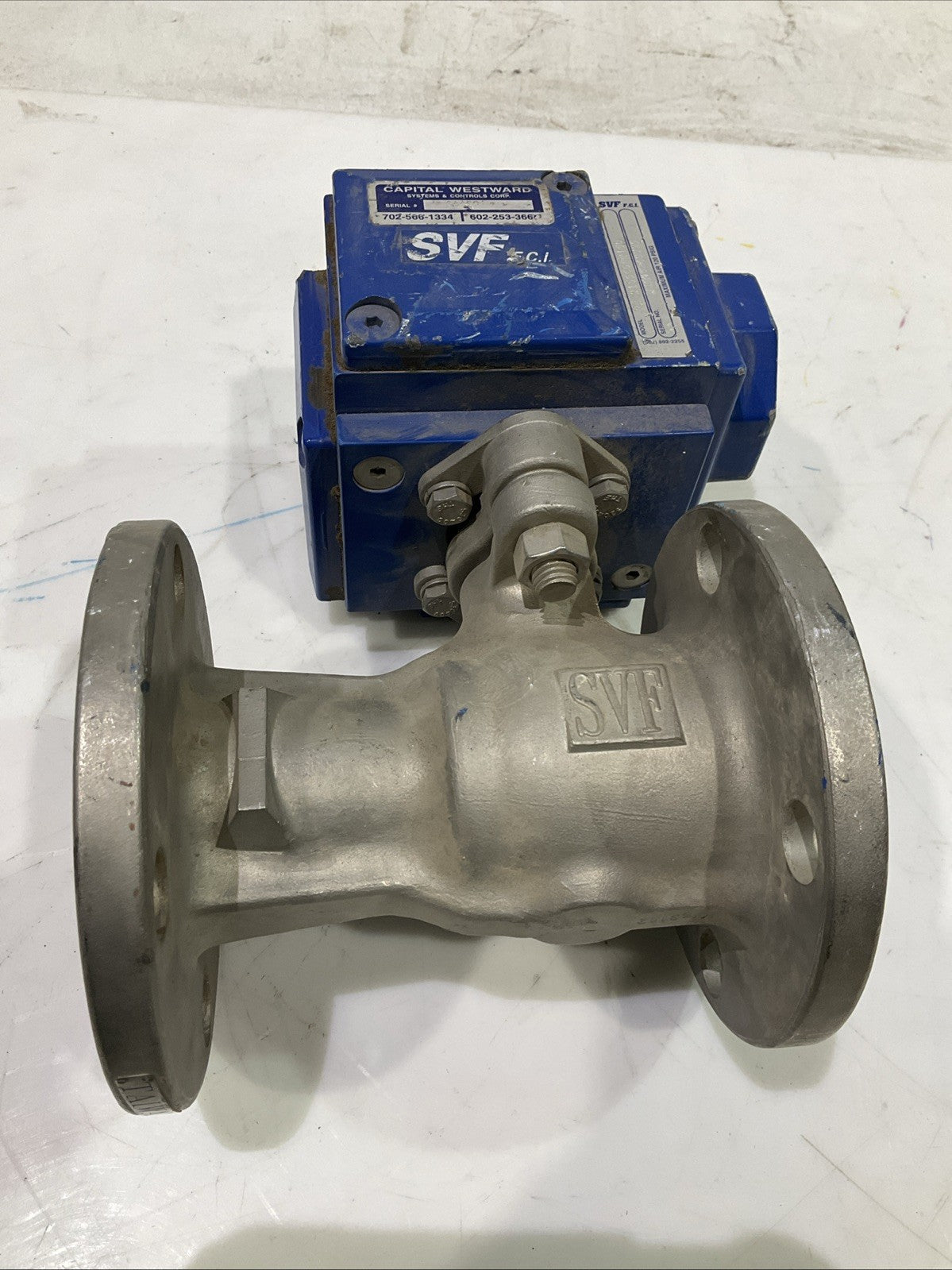 SVF  2" 216666RT150 CF8M 150# 316 S/S FLOW CONTROL BALL VALVE  V2M