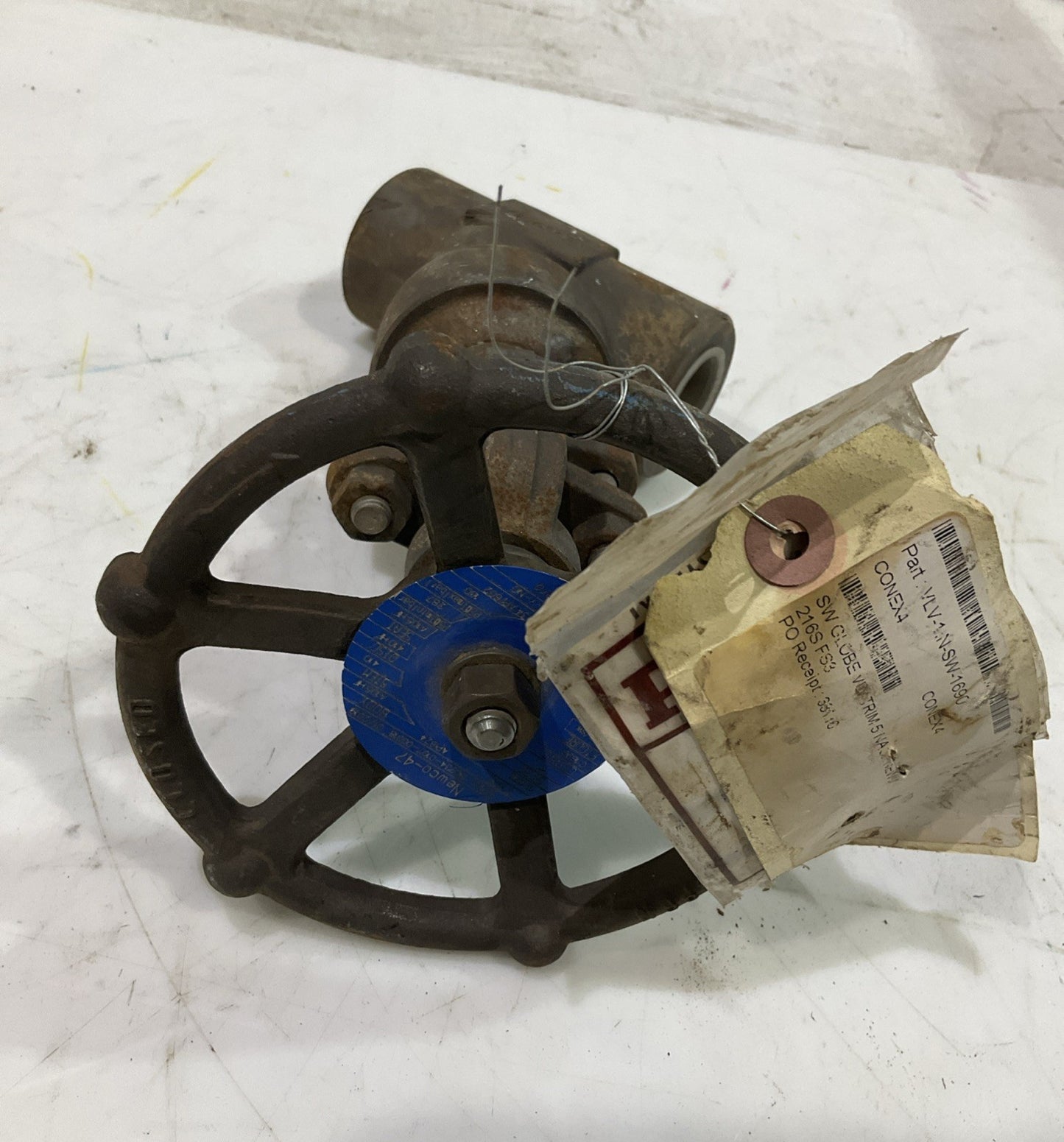 NEWCO 47   AP1624 1” 180234-0107-00018  GATES VALVE  SOCKETWELD  V2M