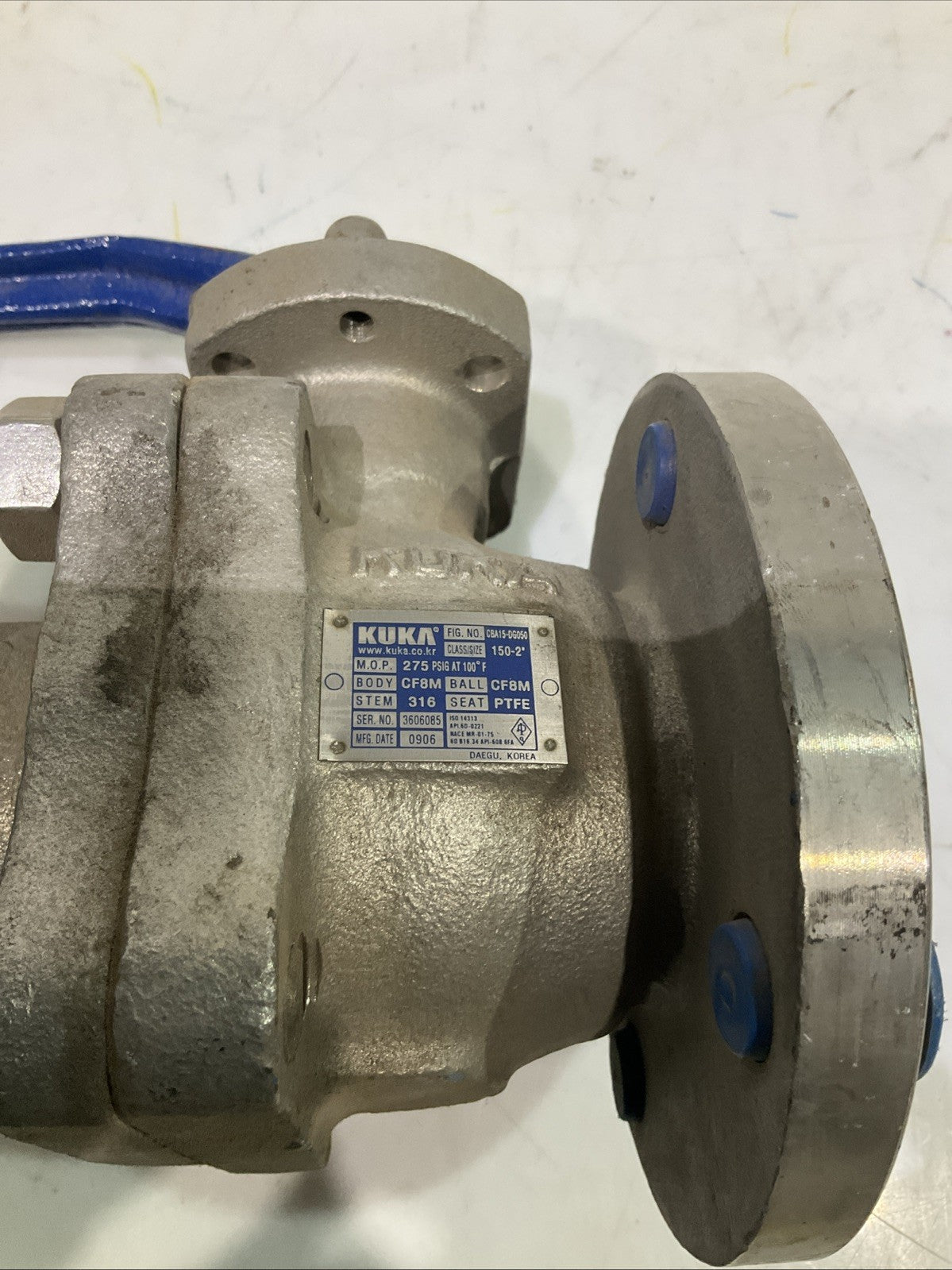 KUKA  CF8M 150 2"  STAINLESS  STEEL  FLANGE  GATE VALVE  V2M