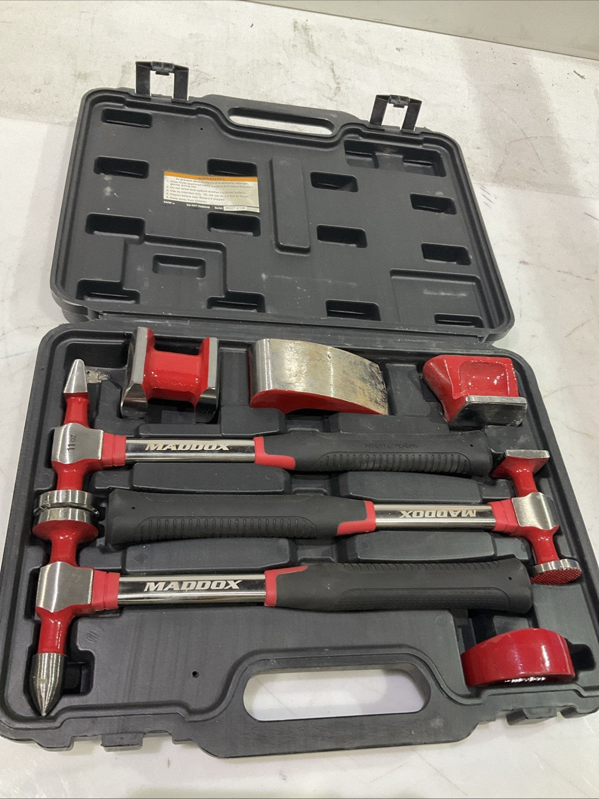 MADDOX  MB7-1  AUTOMOTIVE  TOOLS BODY  AND FENDER  SET  7PC  Q9W