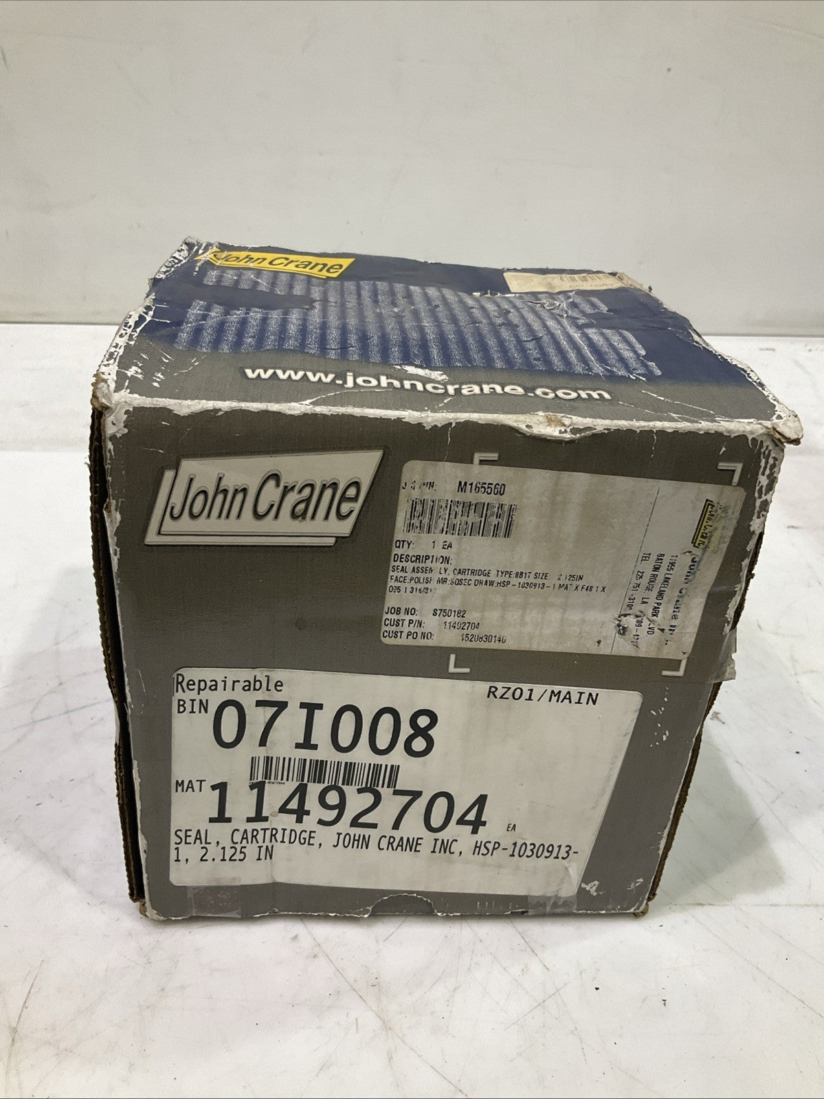 JOHN CRANE  M1655600 11492704 SEAL  CARTRIDGE  TYPE 8B17  2.25IN  R5T