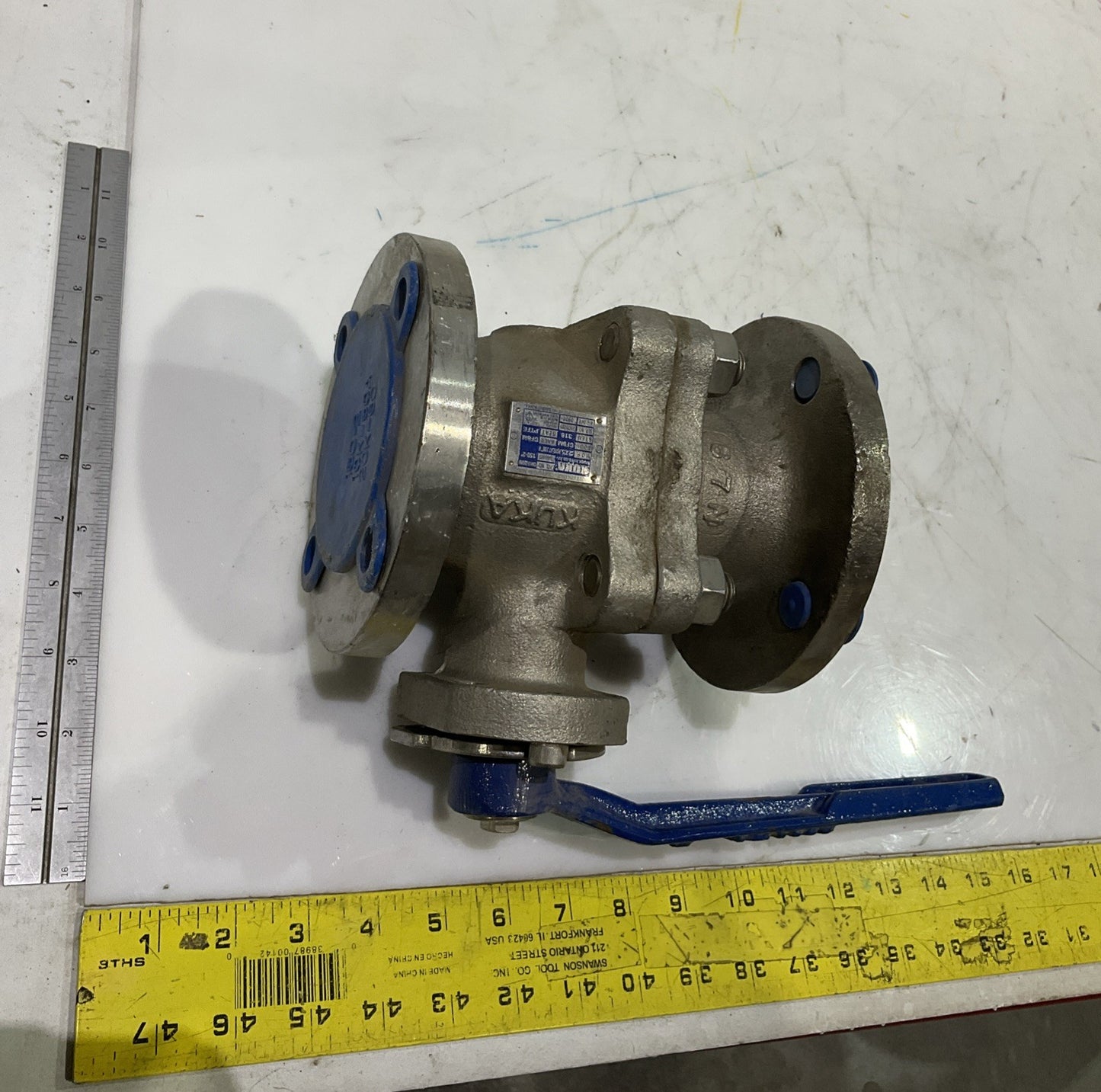 KUKA  CF8M 150 2"  STAINLESS  STEEL  FLANGE  GATE VALVE  V2M