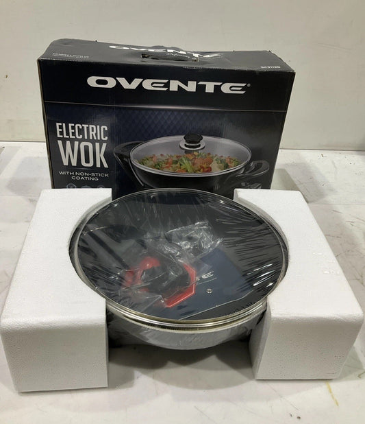 OVENTE  SK3113B  4.5-LITER  ELECTRIC  WORK  WITH NON-STICK  COATING SKILLET  Q9W