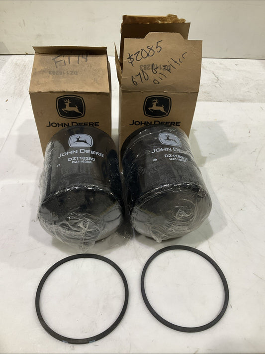 JOHN  DEERE   DZ118283  OIL CHANGE FILTER  KIT  LOT OF 2  Q9W