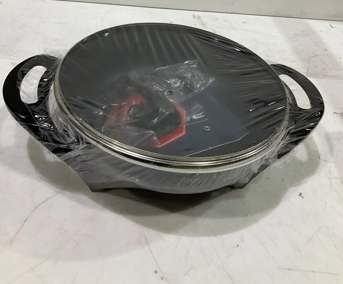 OVENTE  SK3113B  4.5-LITER  ELECTRIC  WORK  WITH NON-STICK  COATING SKILLET  Q9W
