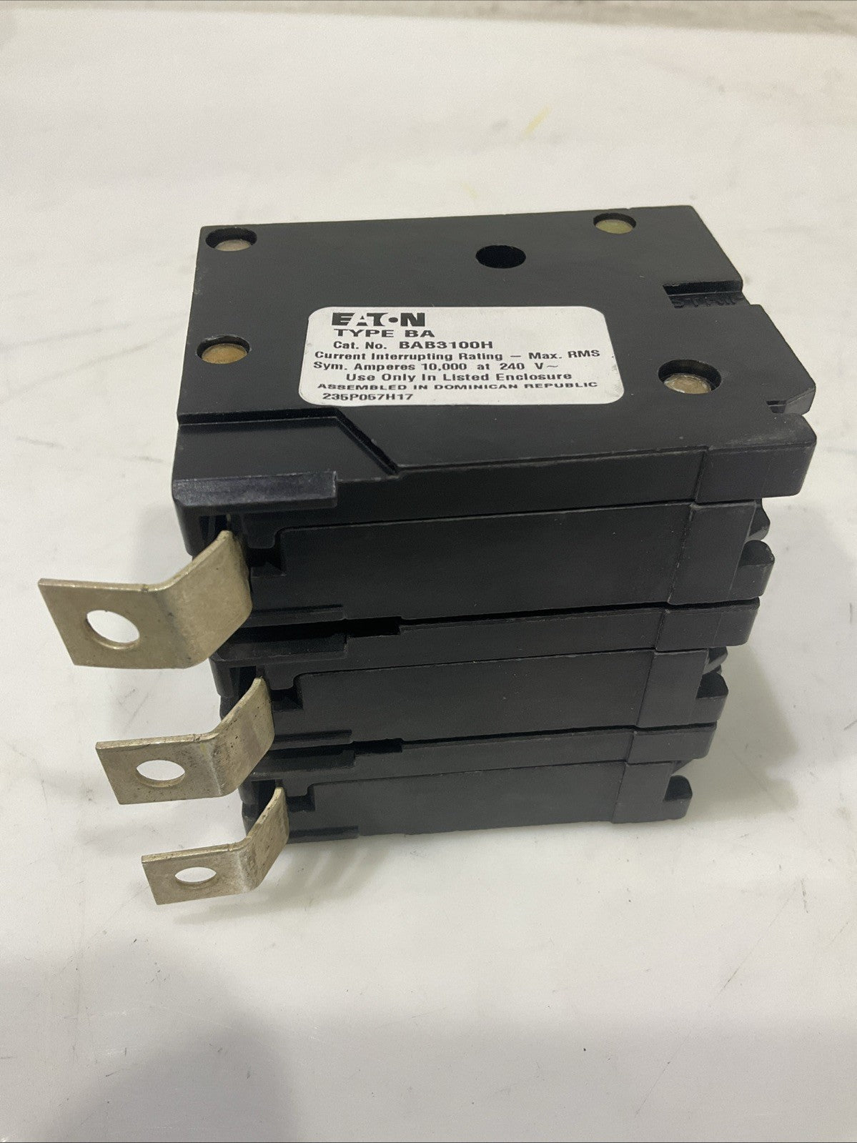 EATON  BAB3100H  100AMP   3POLE  CIRCUIT  BREAKER   H5P