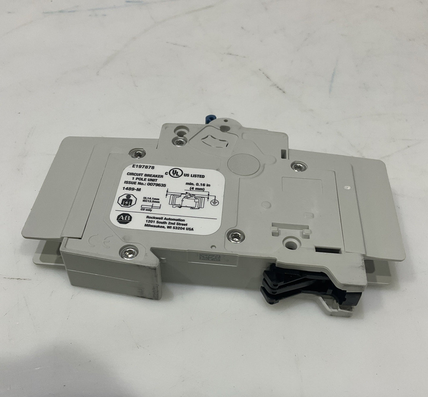 A-B  ALLEN BRADLEY   1489-M1C020   2AMP 1POLE  MINIATURE  CIRCUIT BREAKER  H5P