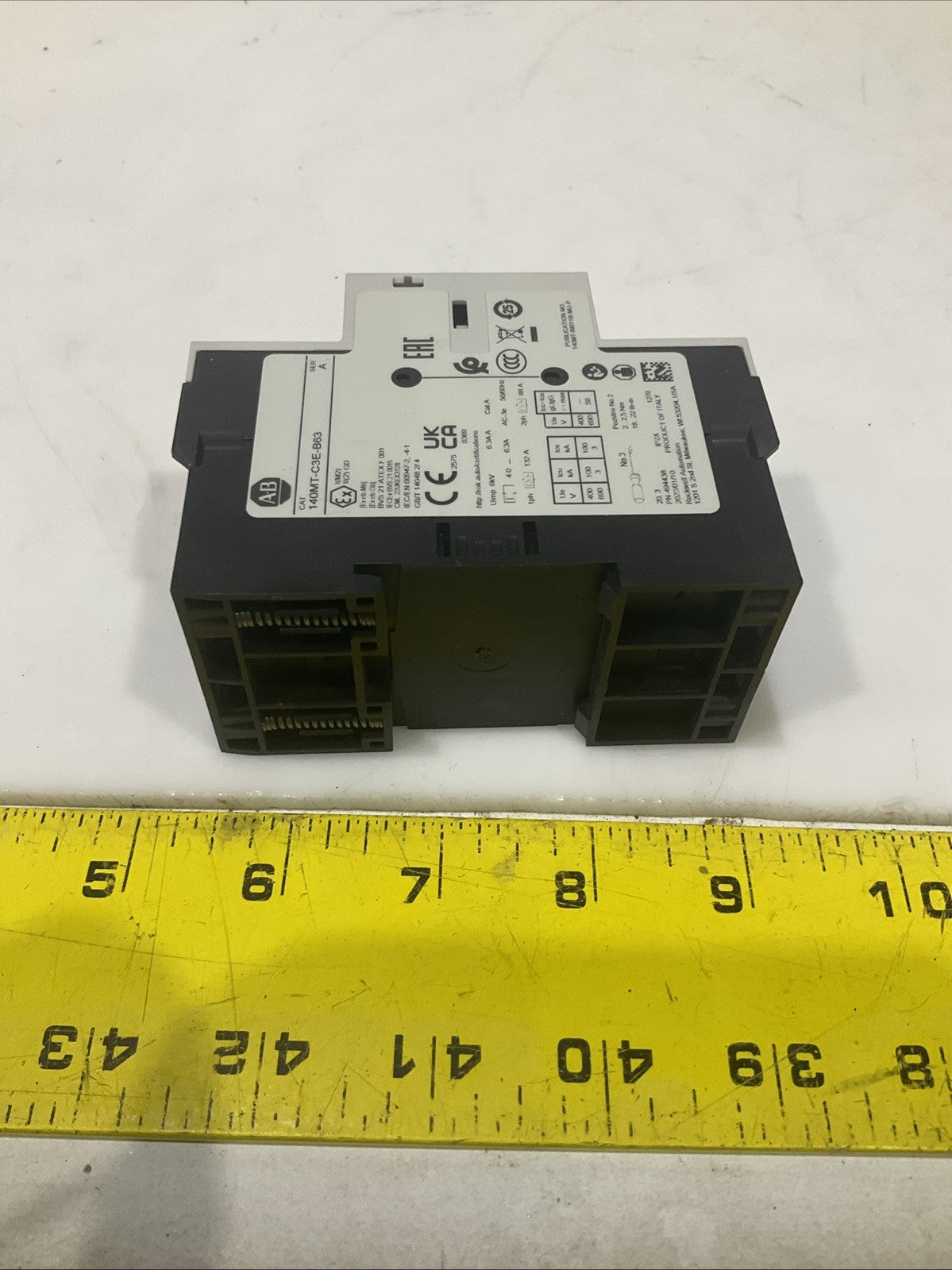 AB- ALLEN  BRADLEY   14OMT-C3E-B63  3POLE C-FRAME  CIRCUIT BREAKER   H5P