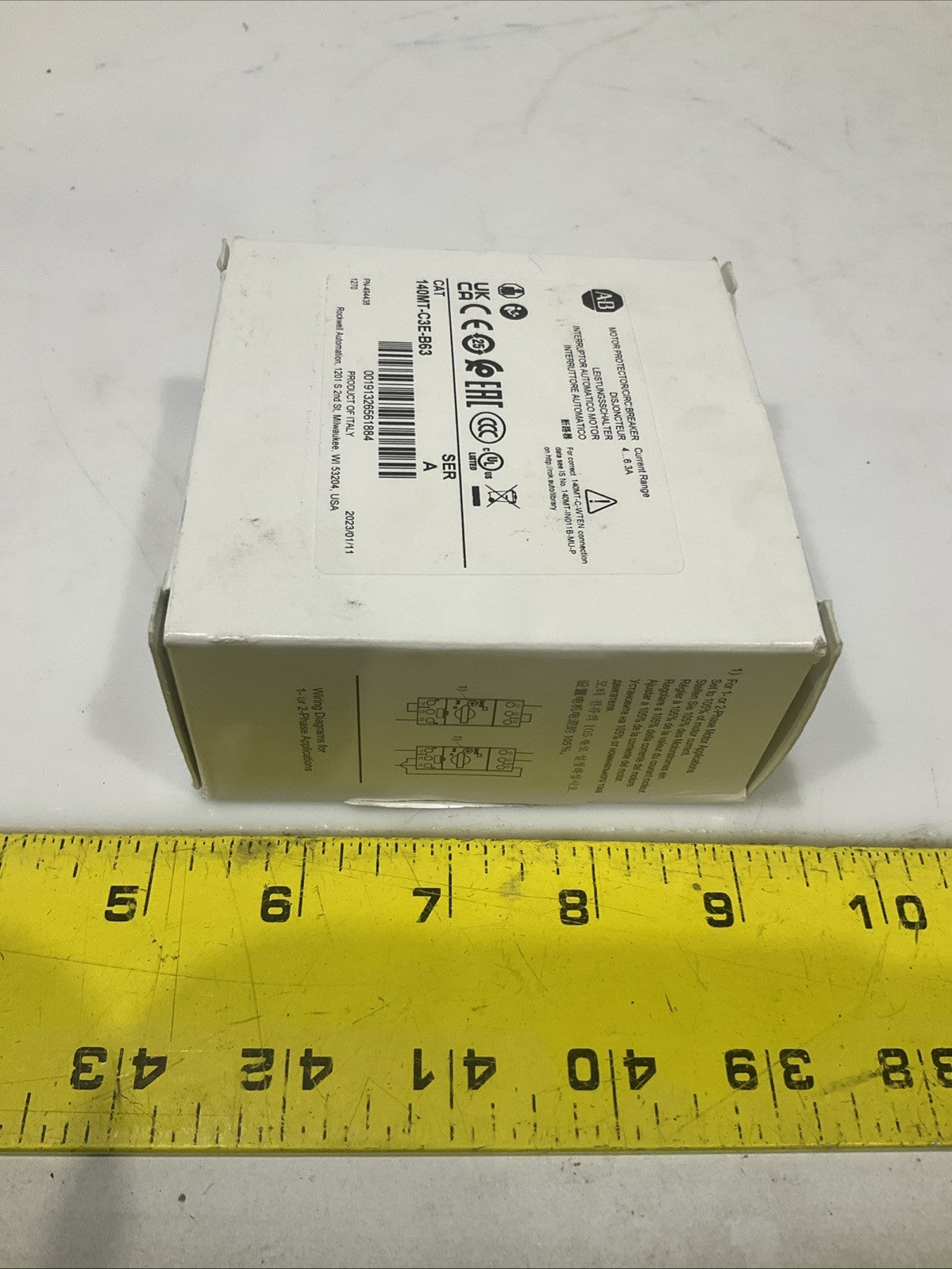 AB- ALLEN  BRADLEY   14OMT-C3E-B63  3POLE C-FRAME  CIRCUIT BREAKER   H5P